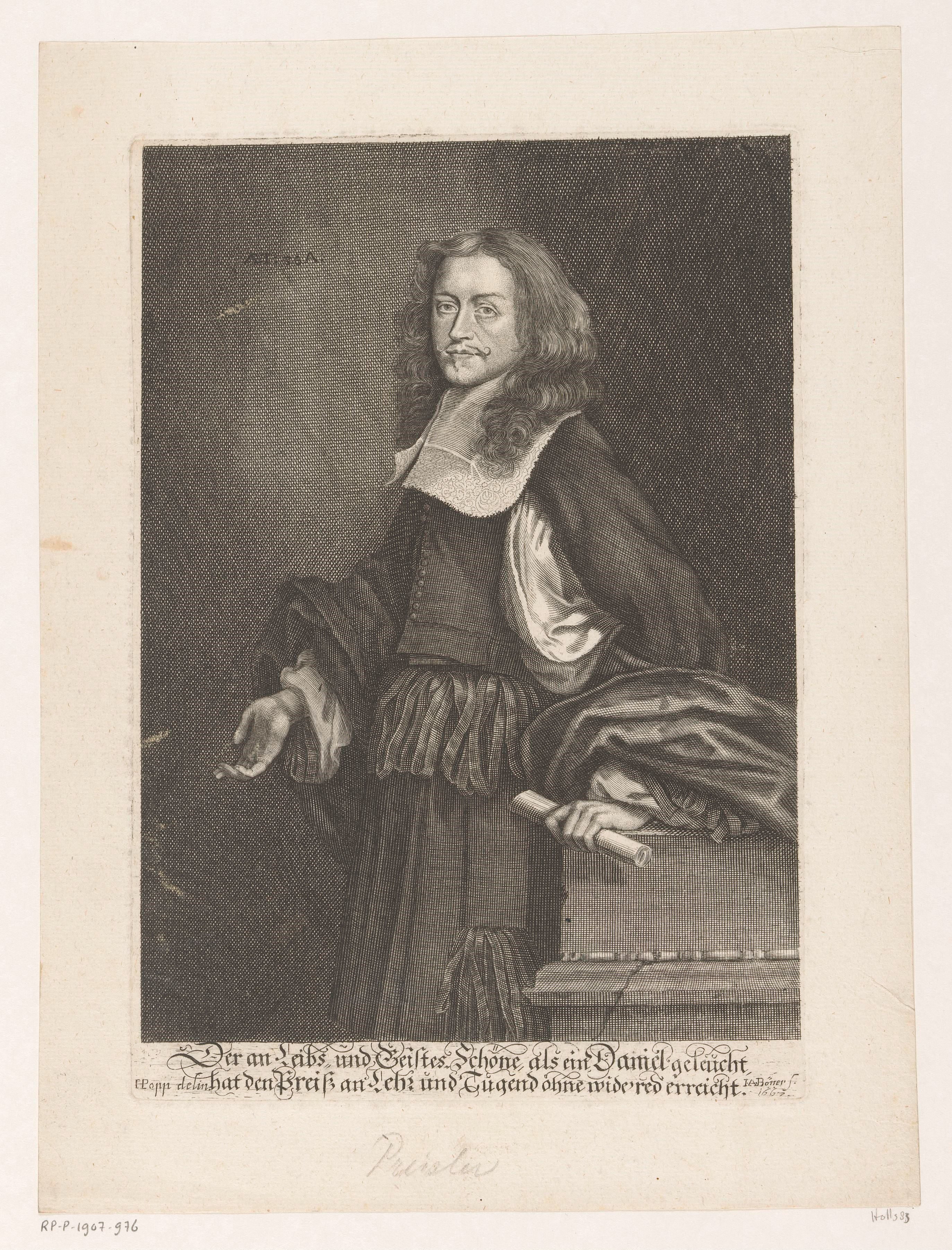 Portret van Daniel Preissler
