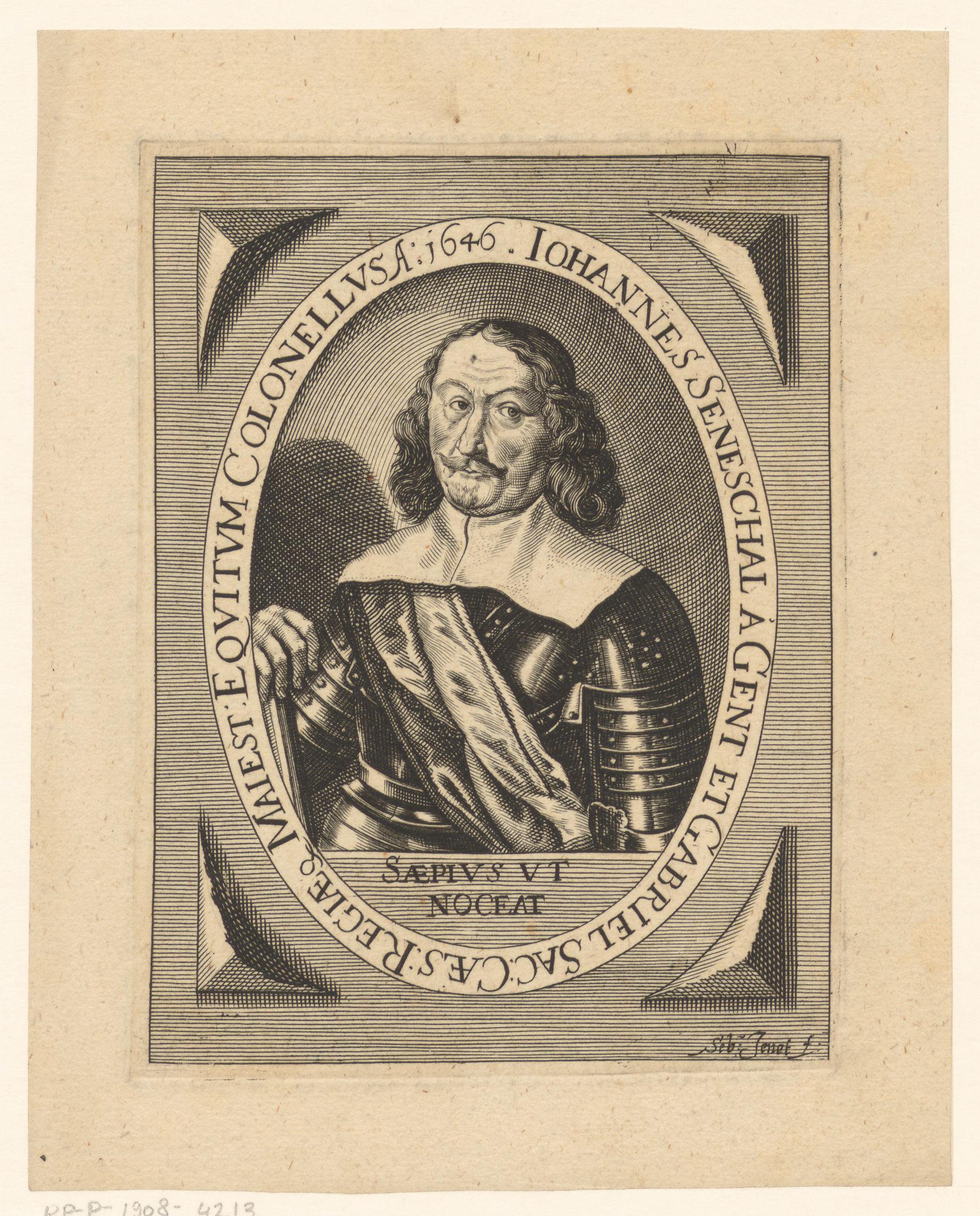 Portret van Johann Seneschall von Gent