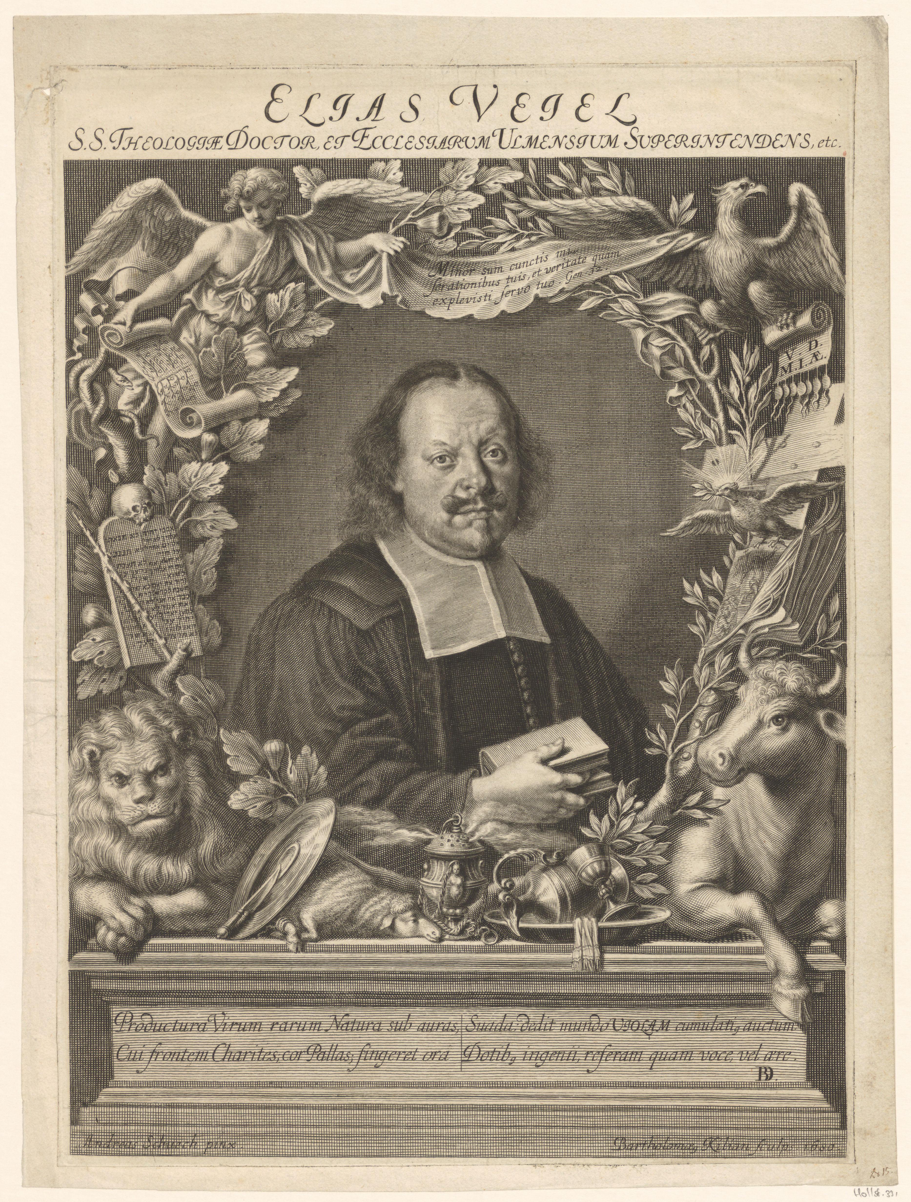 Portret van Elias Vegel