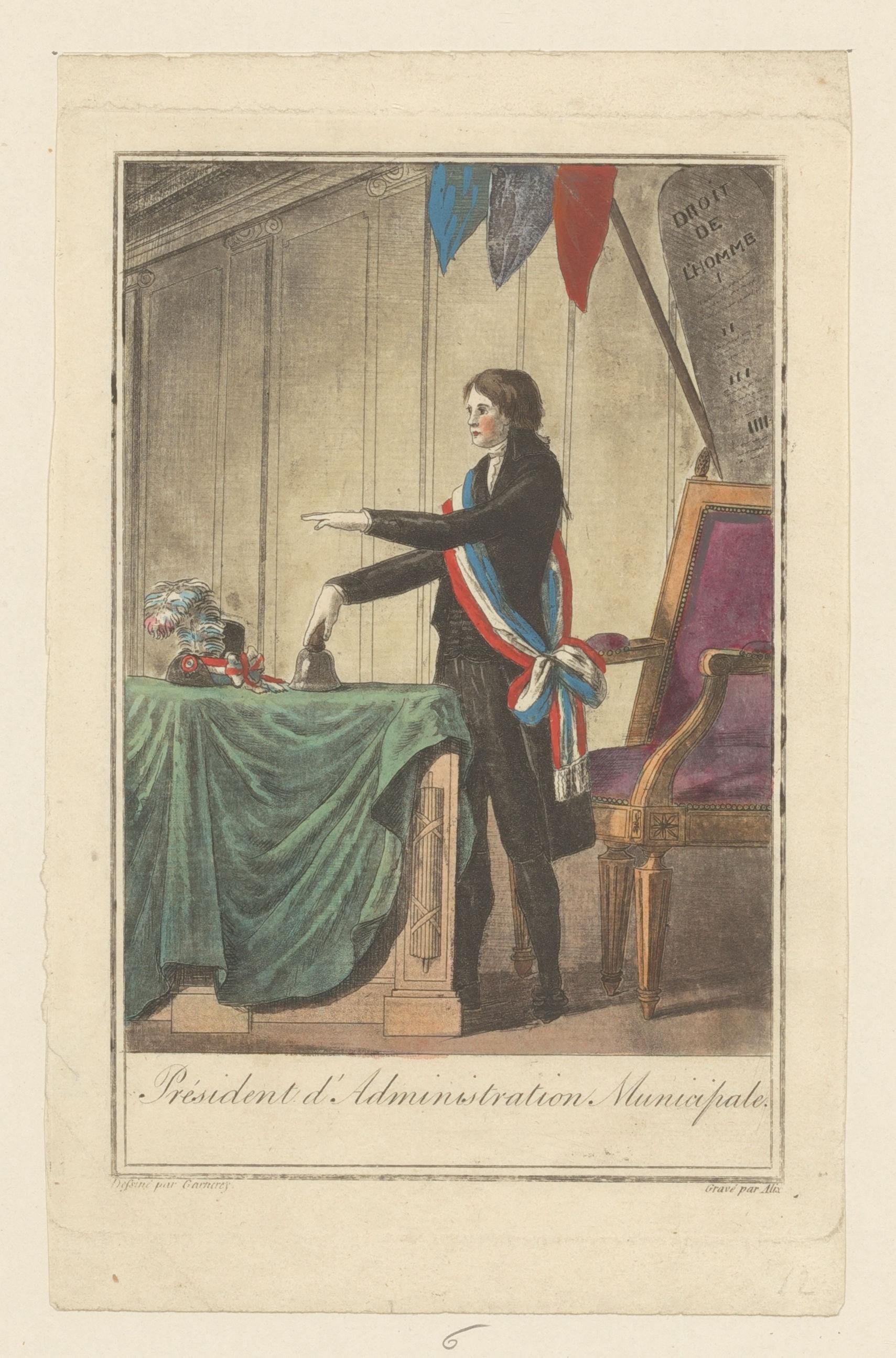 Kostuum van een minister van het Directoire