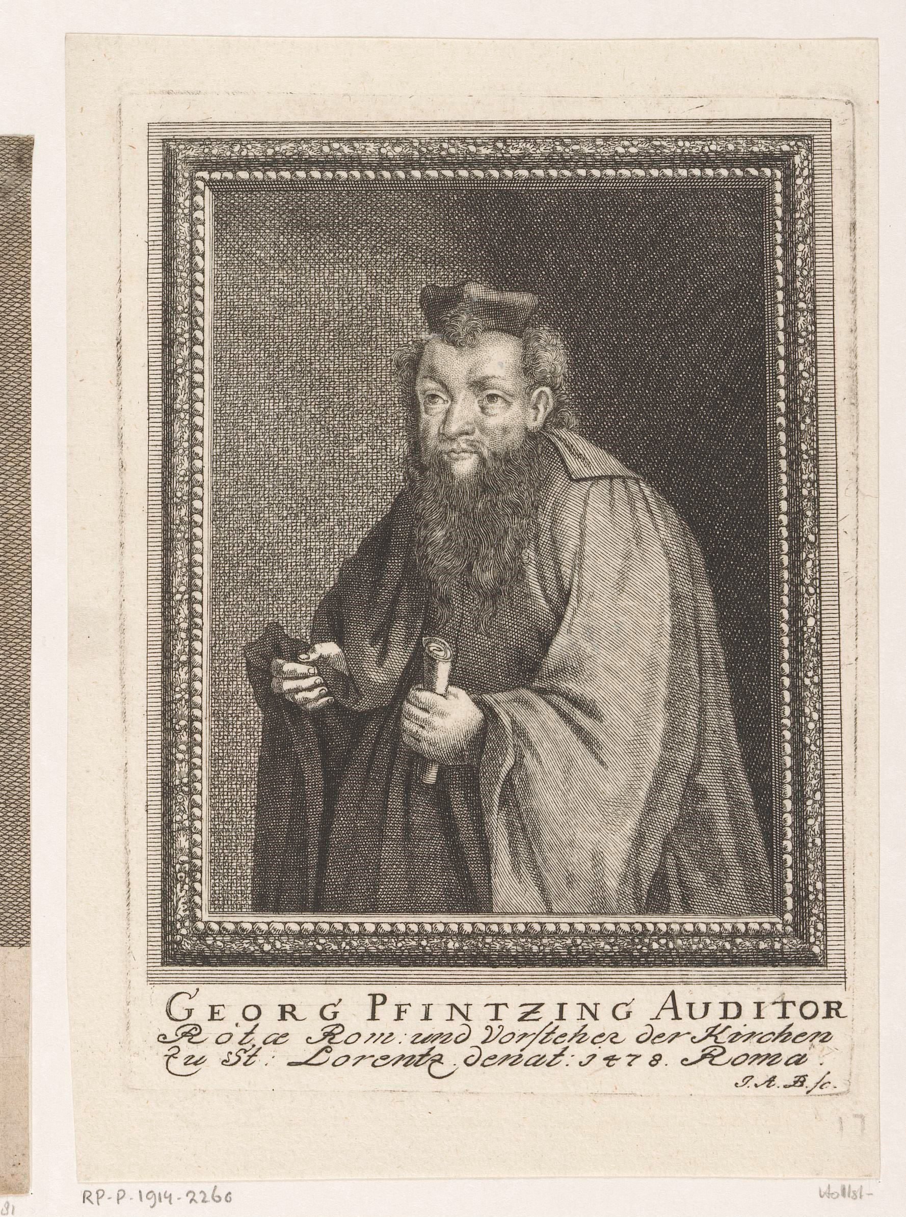 Portret van Georg Pfinzing