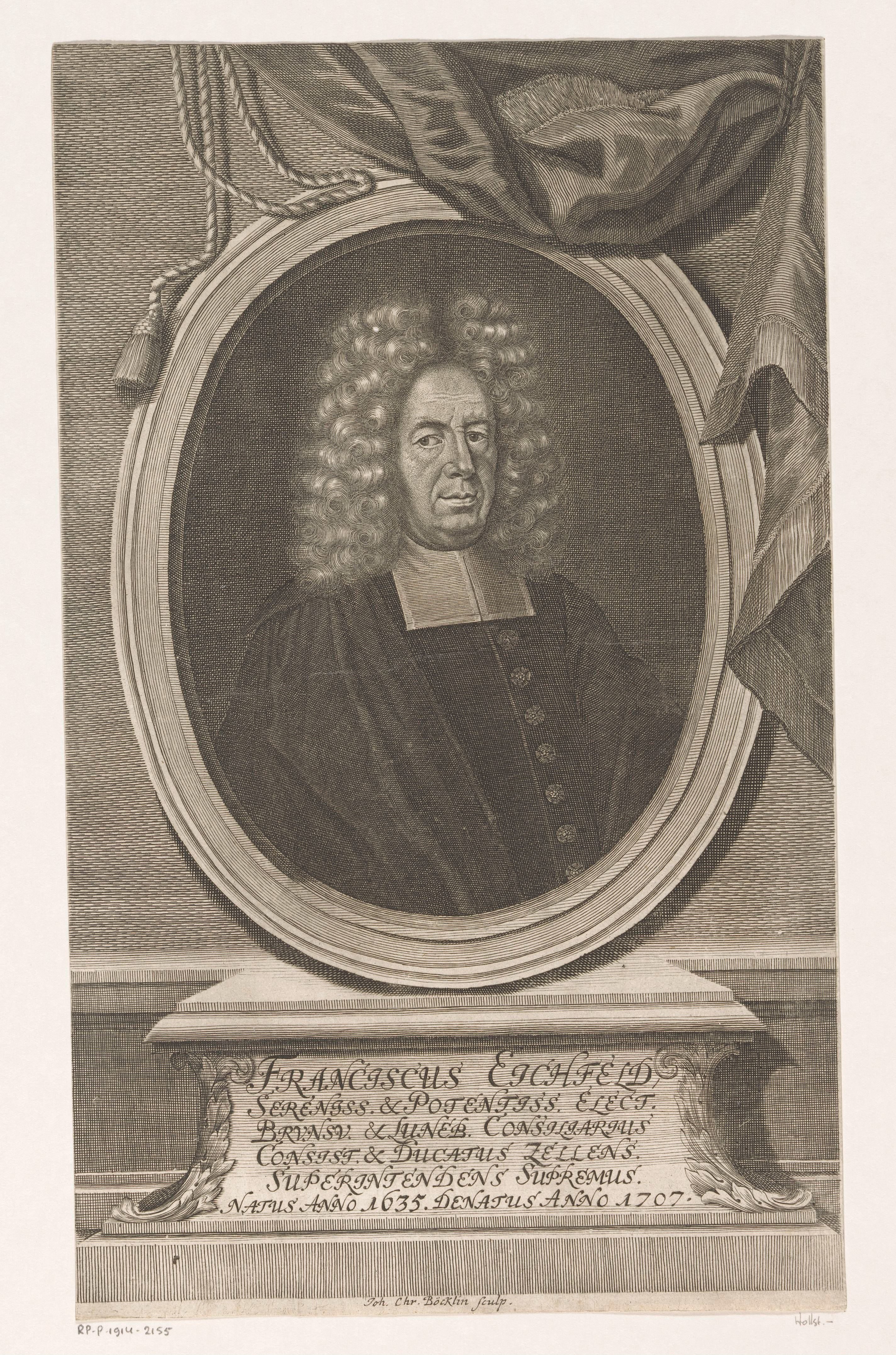 Portret van Franz Eichfeld