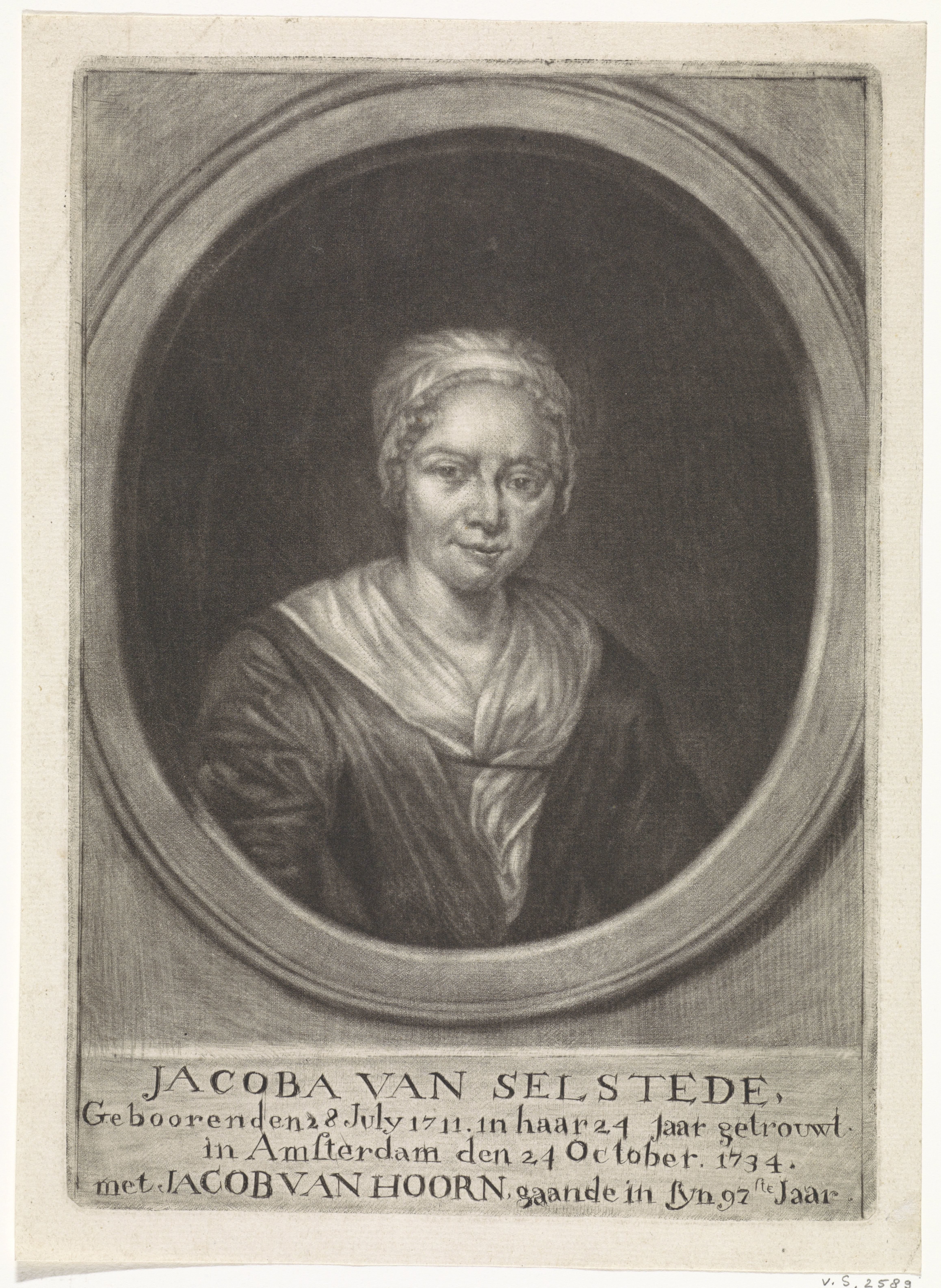 Portret van Jacoba van Selstede