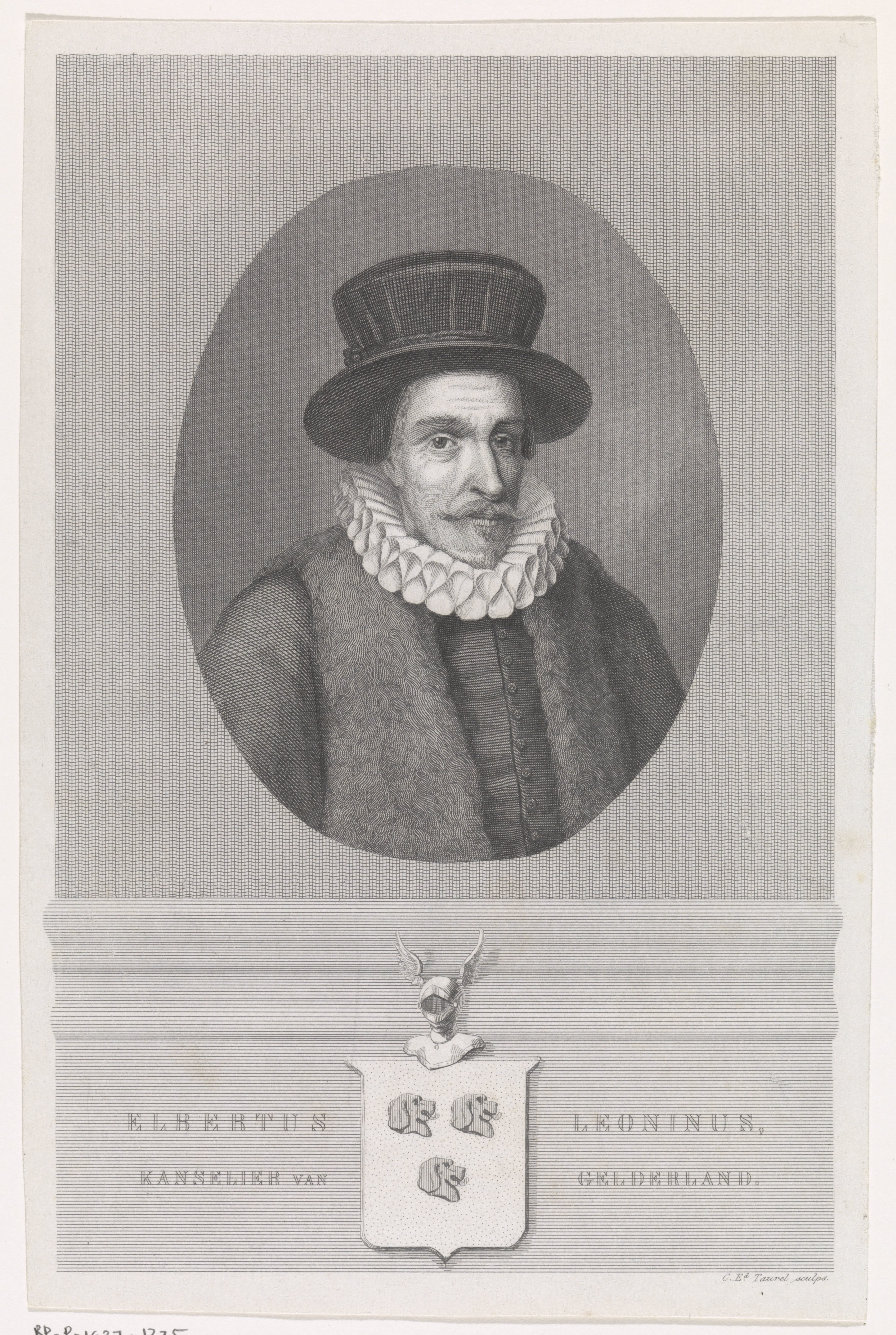 Portret van de kanselier Elbertus Leoninus