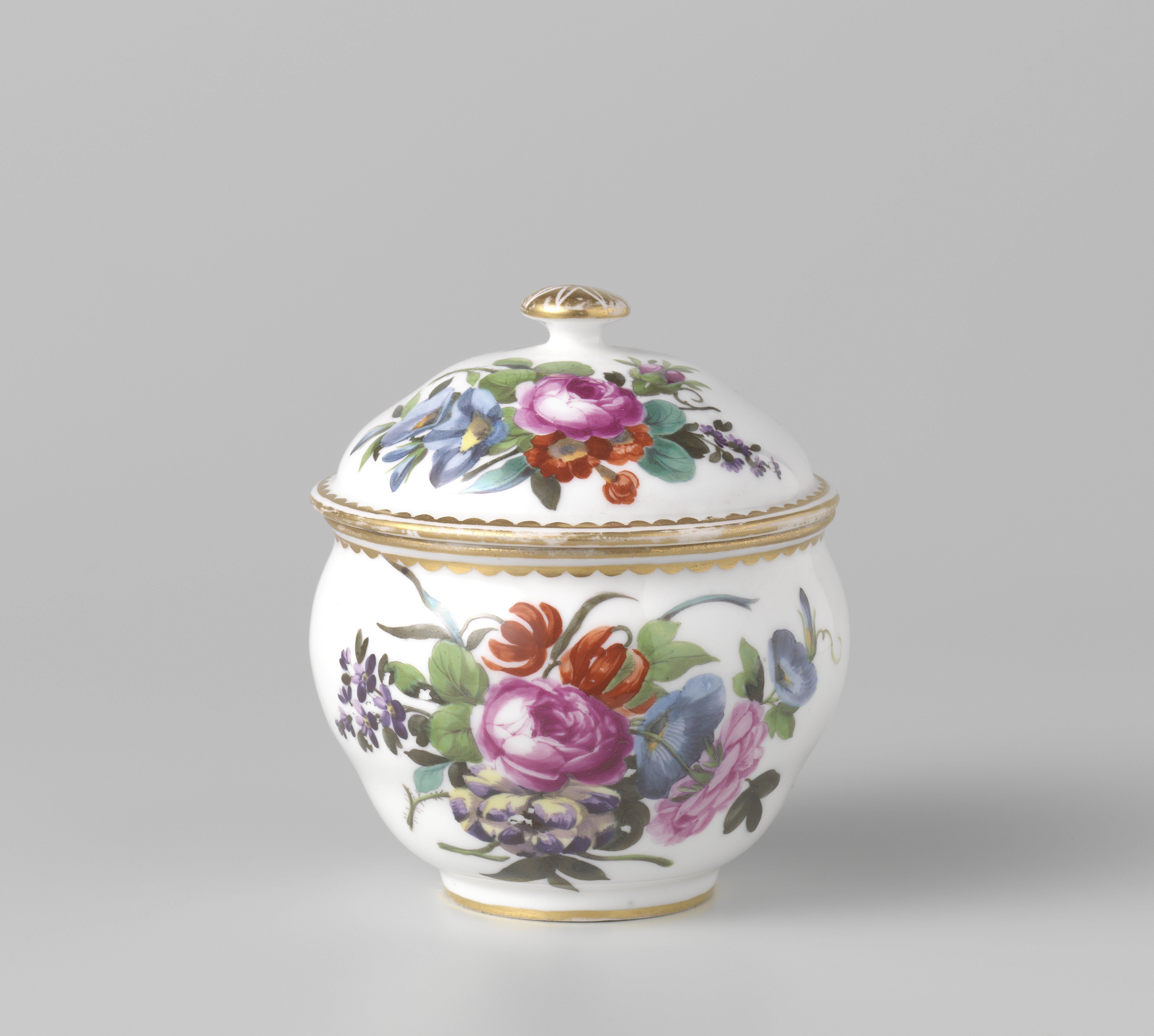 Tea service for two people (<tête-à-tête>)