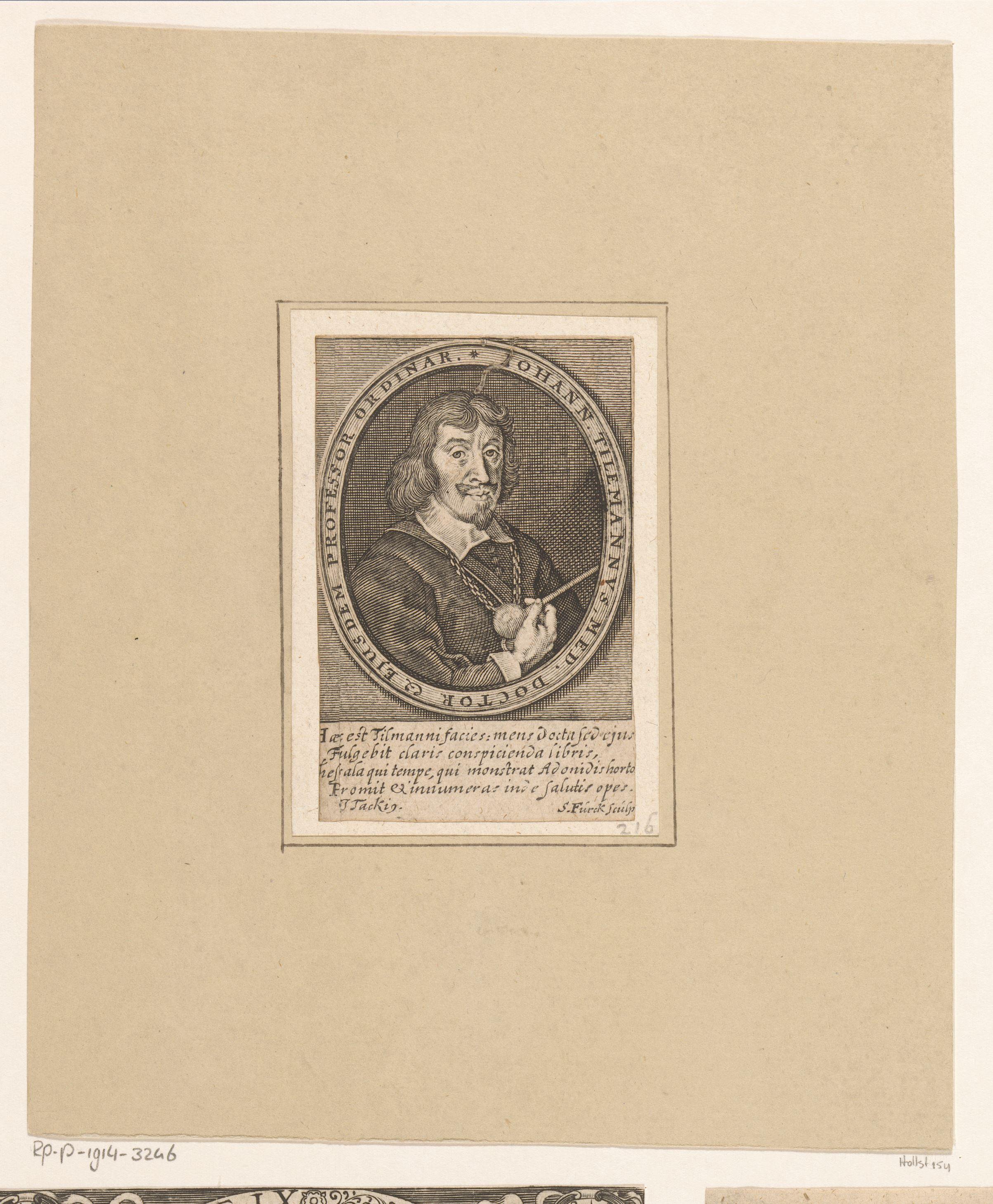 Portret van Johannes Tilemann