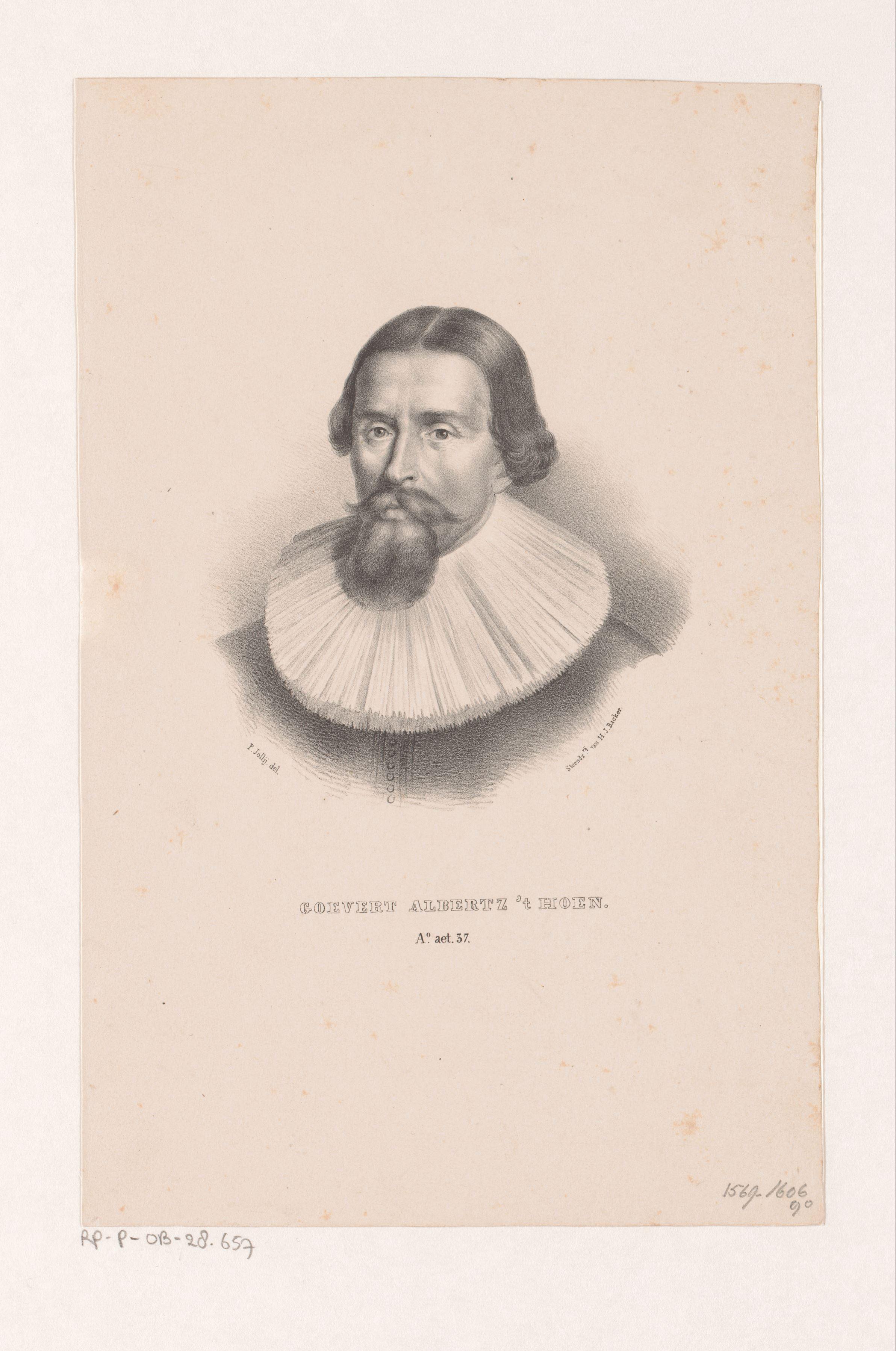 Portret van Govert Aelbertsz 't Hoen