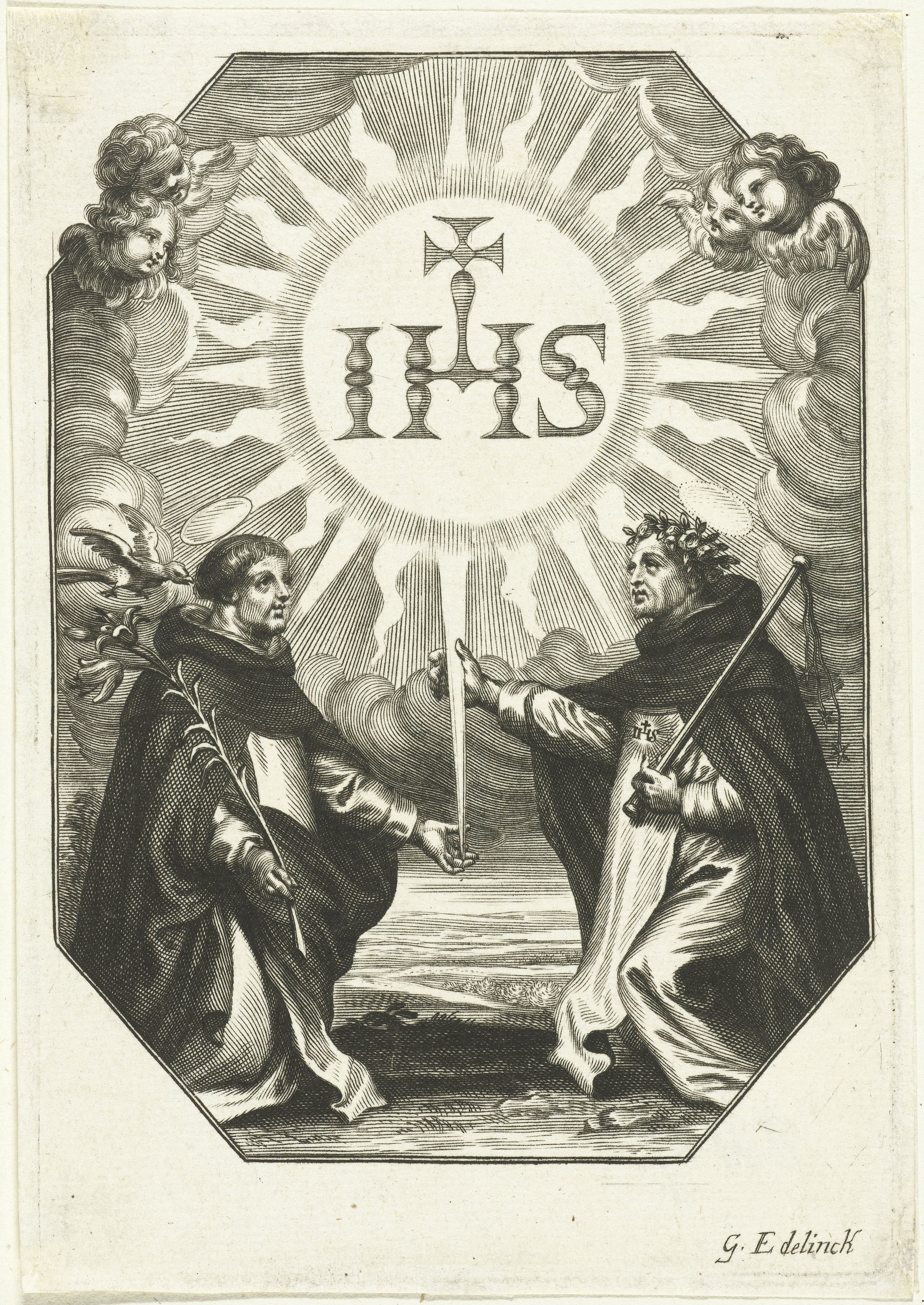 Heilige Dominicus en de zalige Henricus Suso