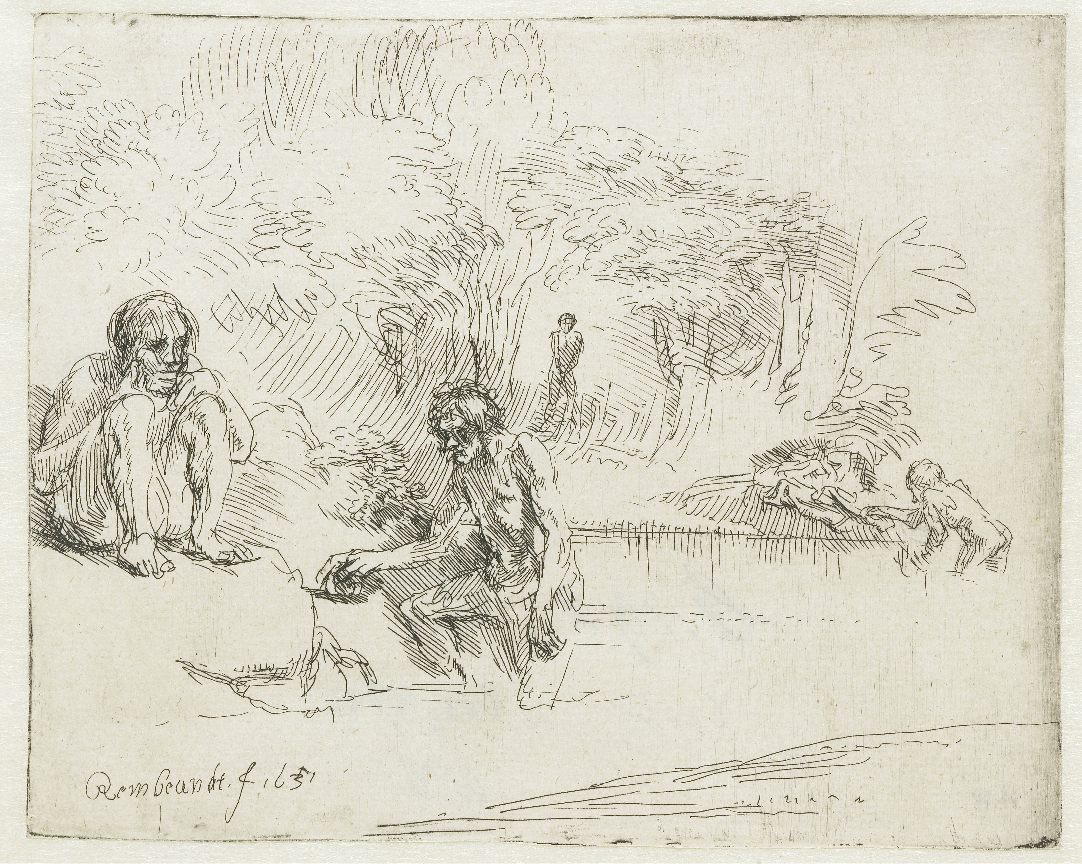 The bathers