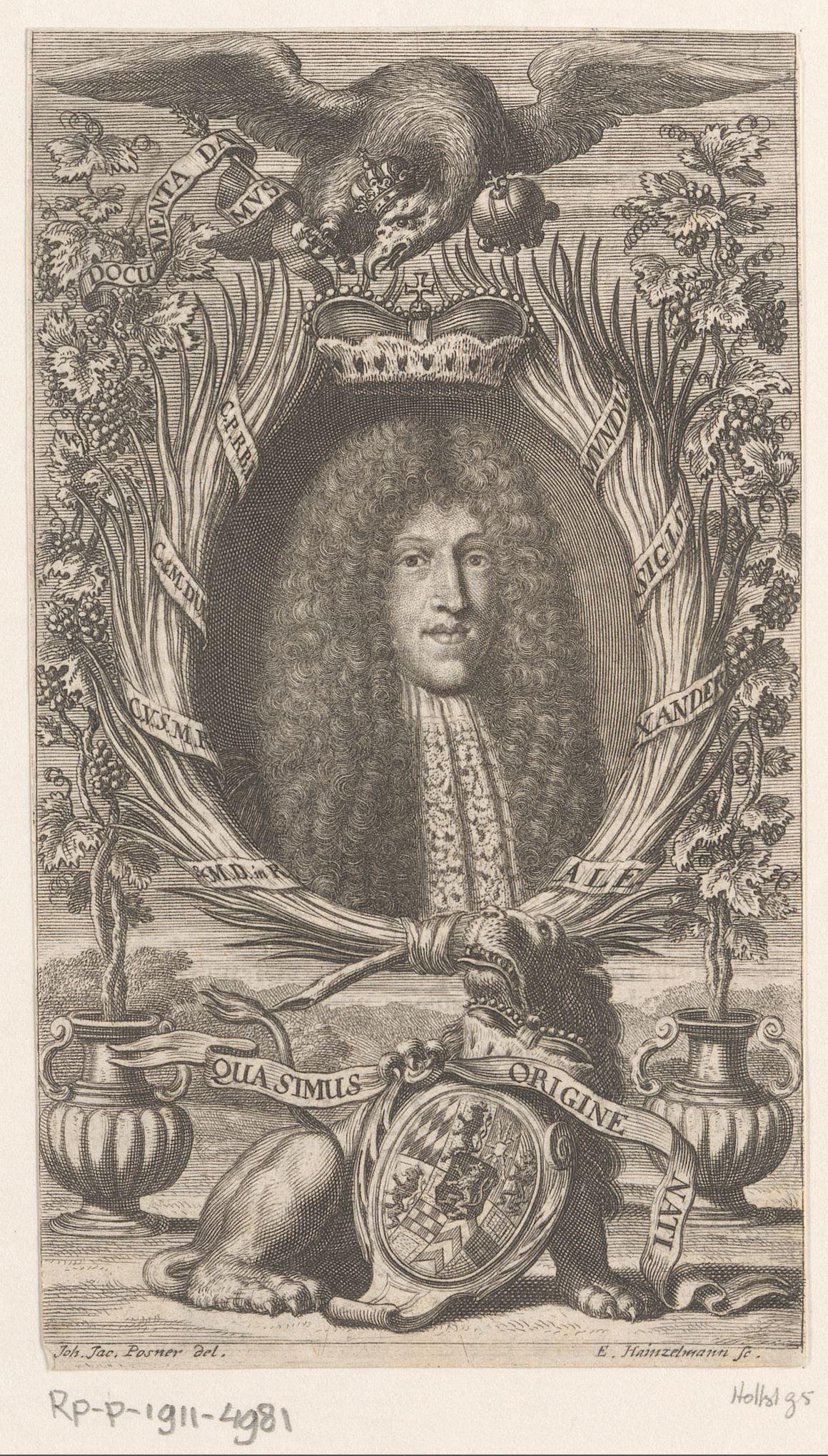 Portret van Alexander Sigismund von Neuburg