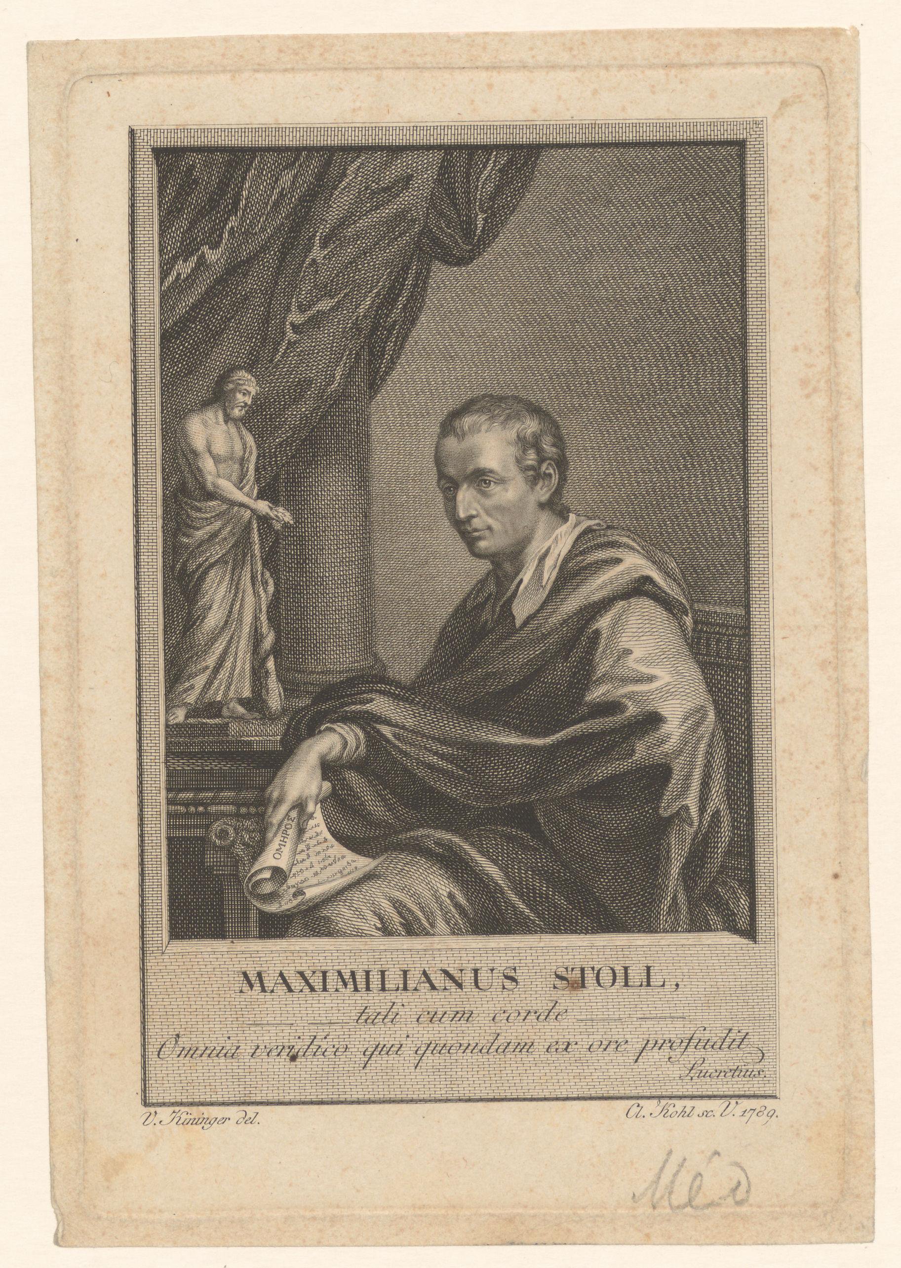 Portret van Maximilian Stoll
