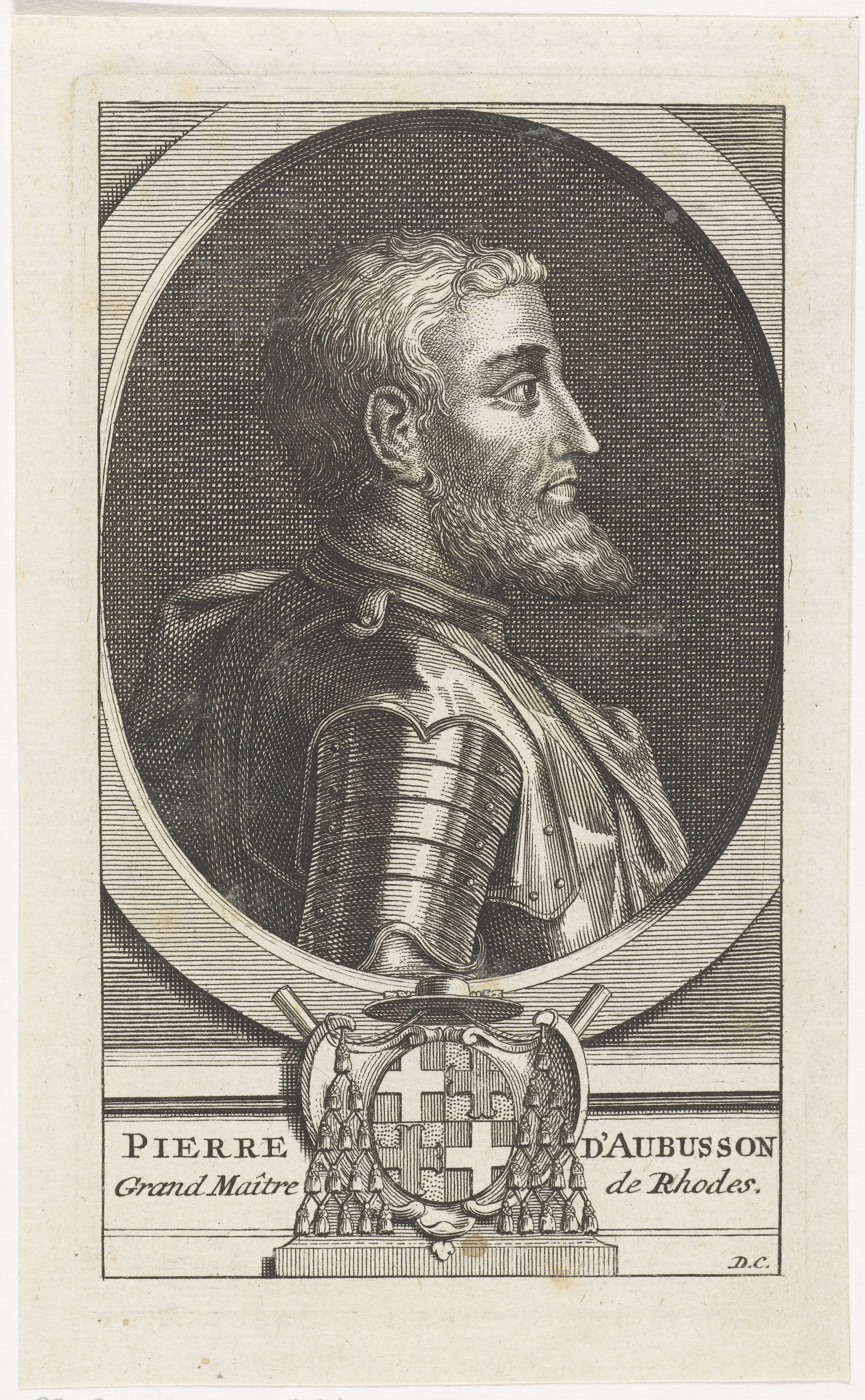 Portret van kardinaal Pierre d'Aubusson
