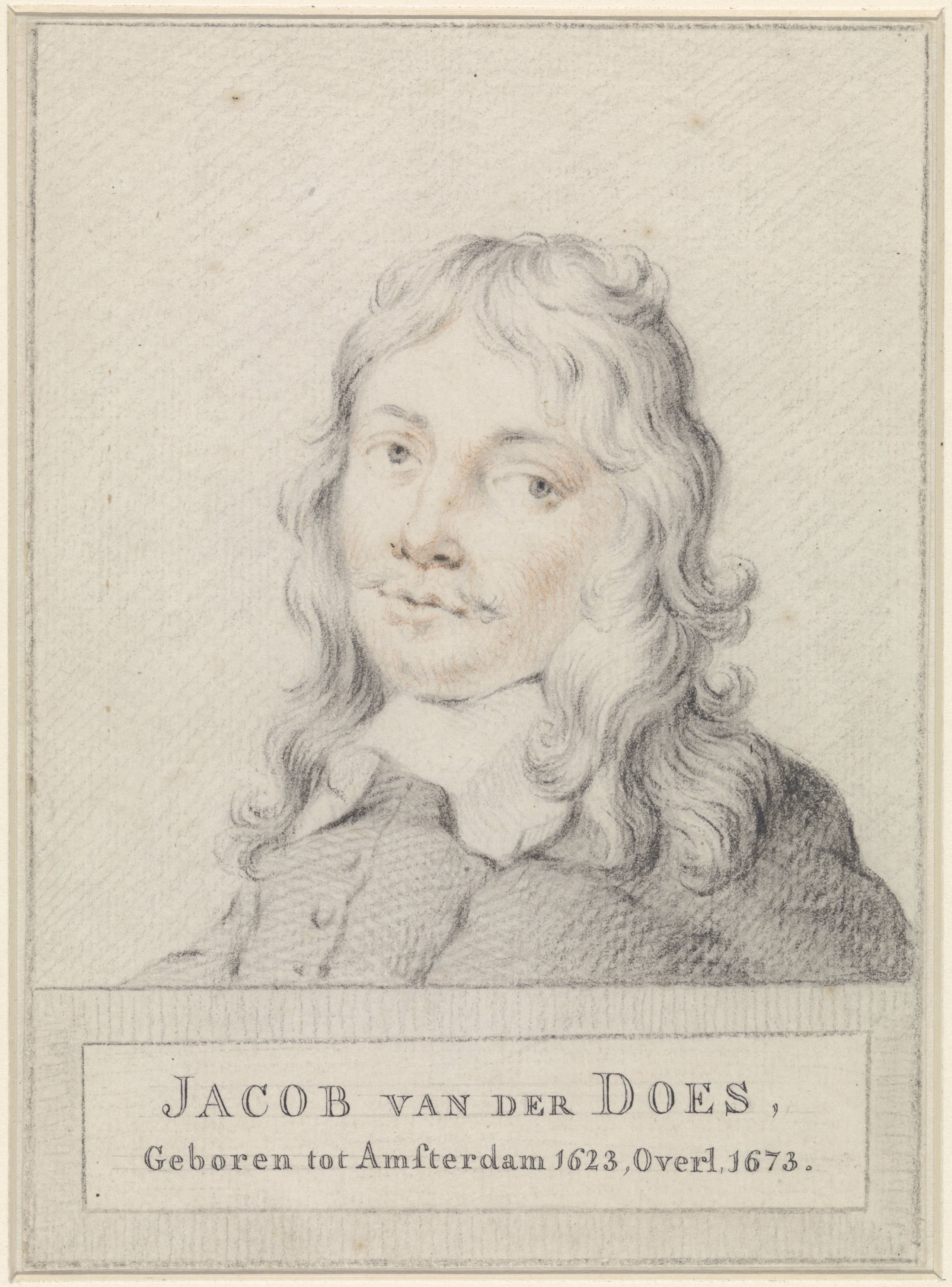 Portret van Jacob van der Does