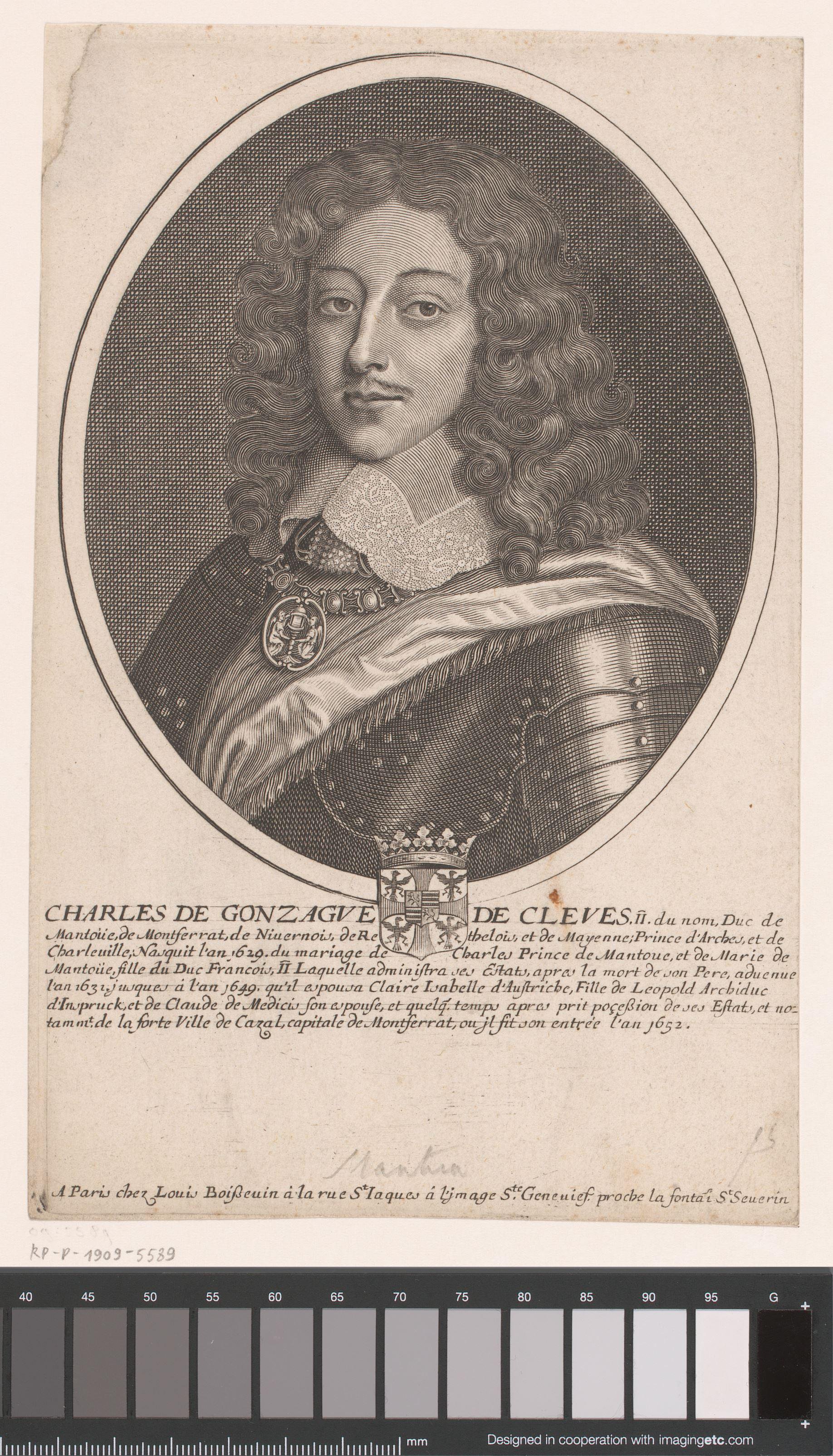Portret van Charles II van Mantua