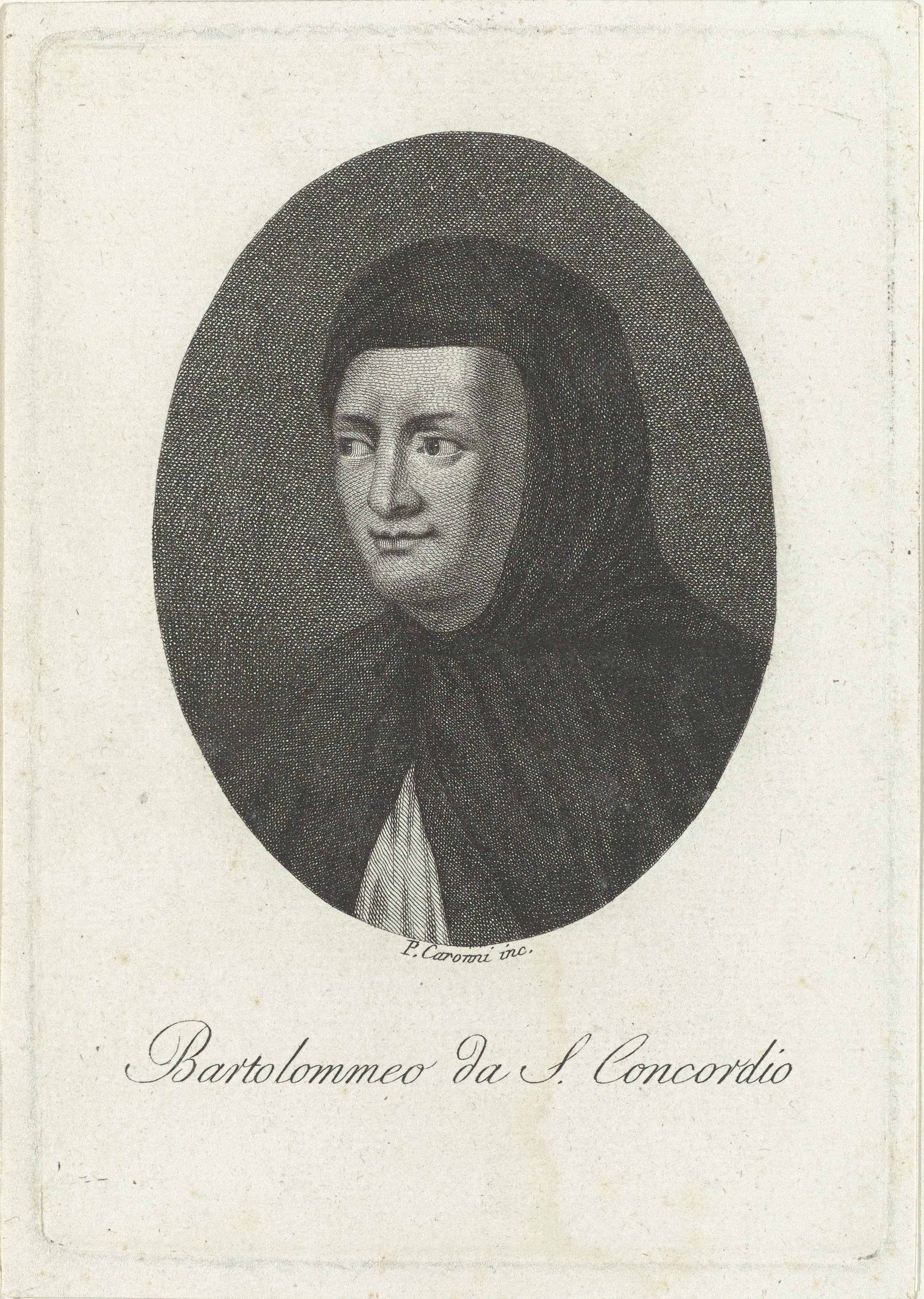 Portret van Bartolommeo da San Concordio