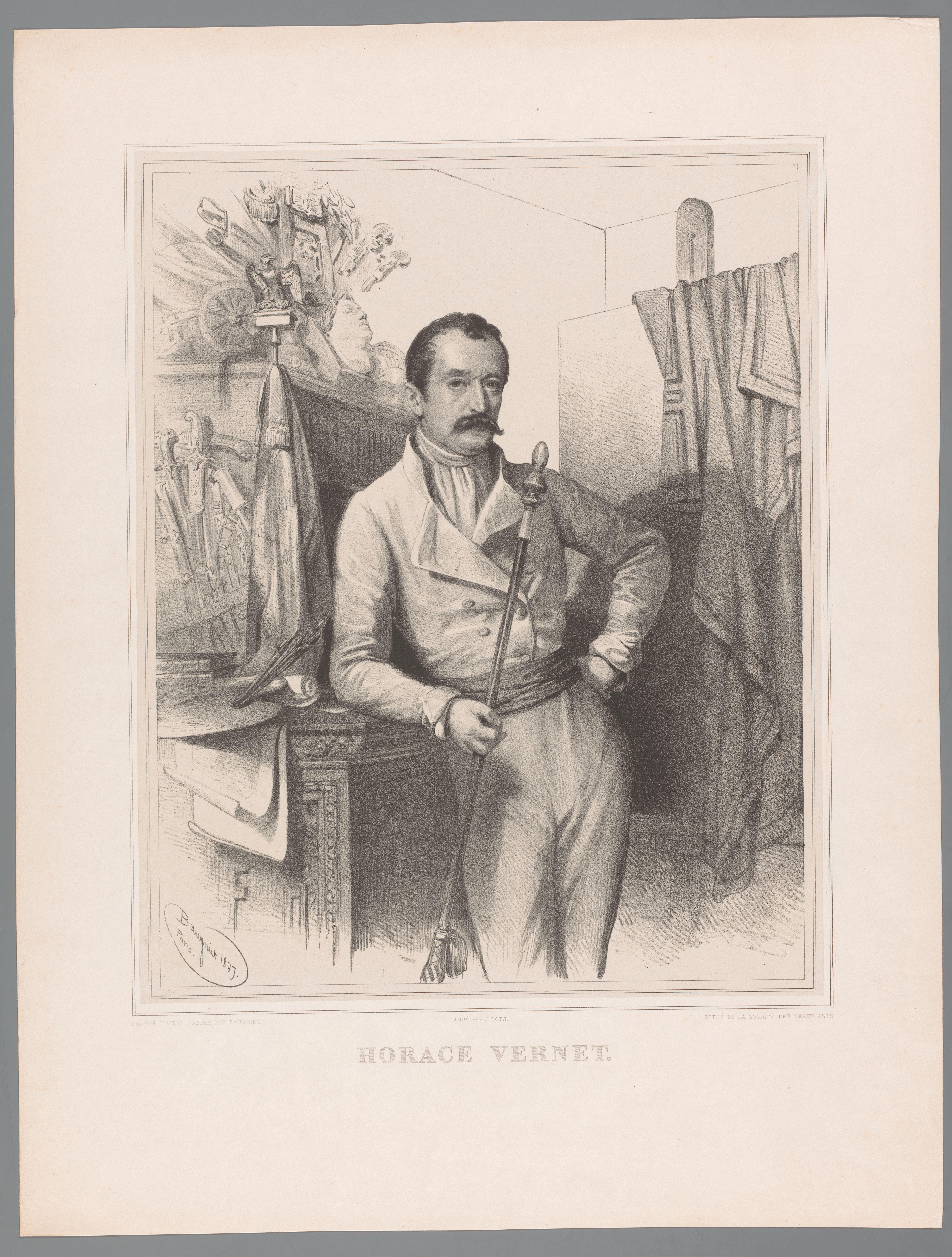 Portret van Horace Vernet
