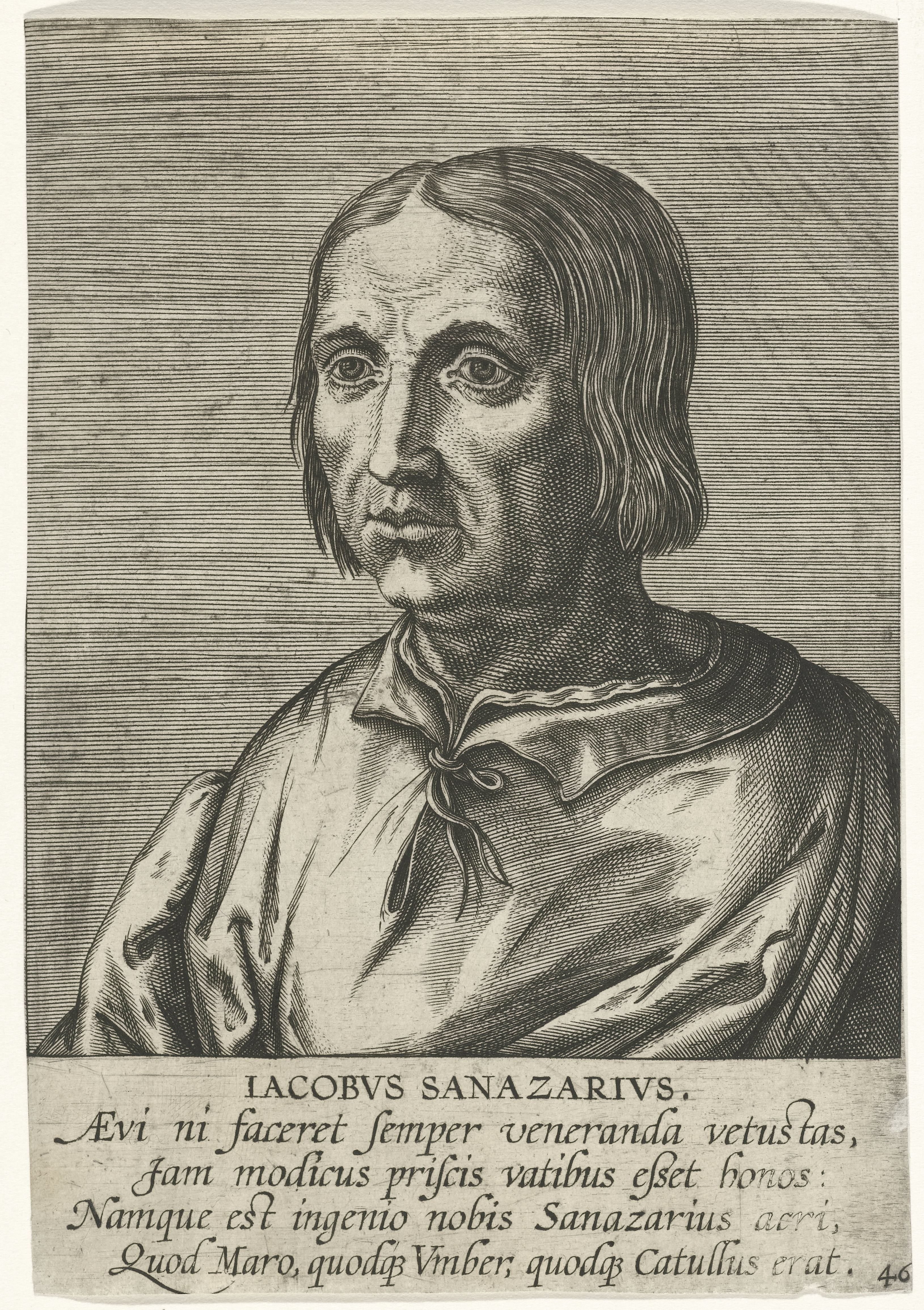 Portret van Jacopo Sannazaro