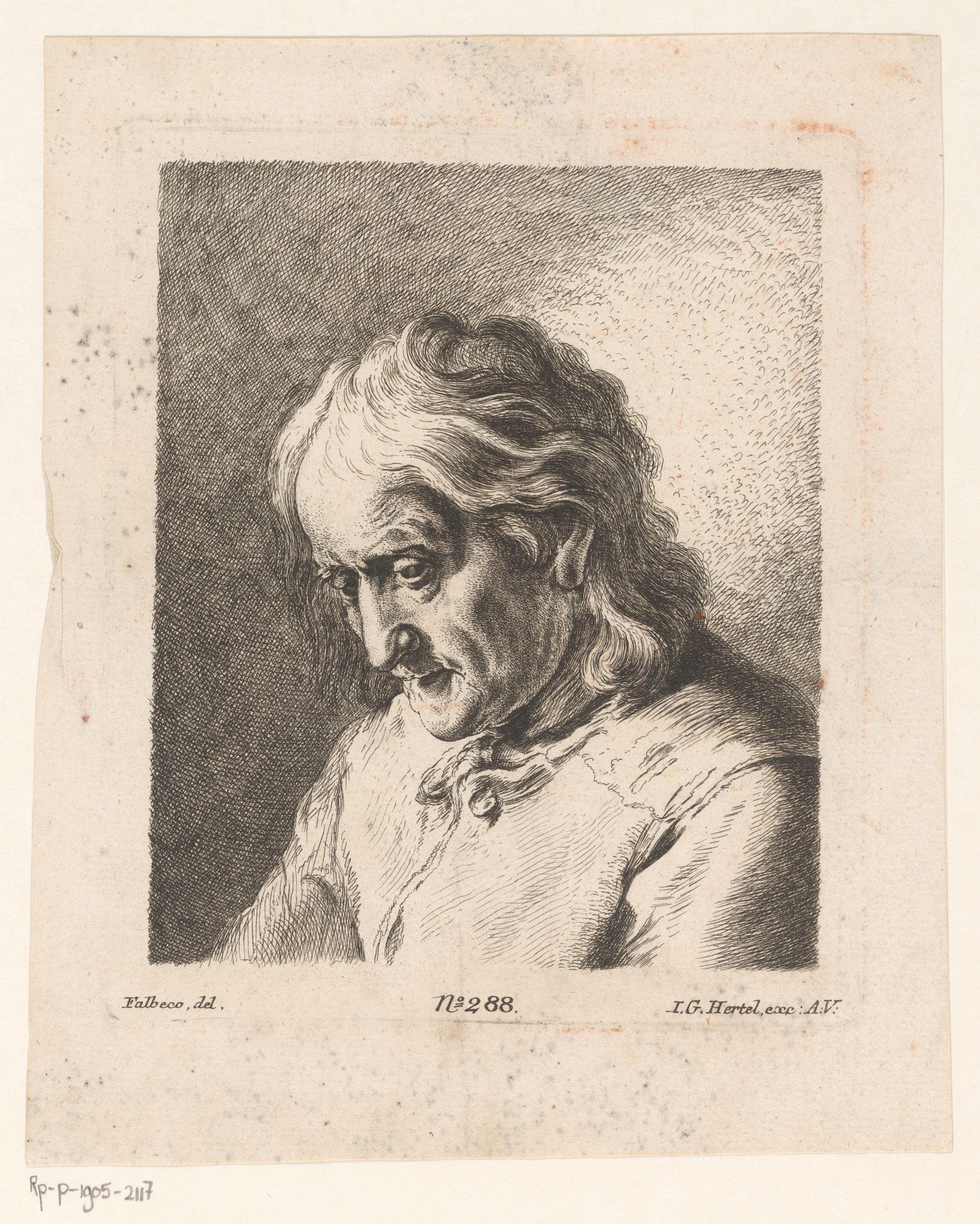 Portret van een onbekende oude man