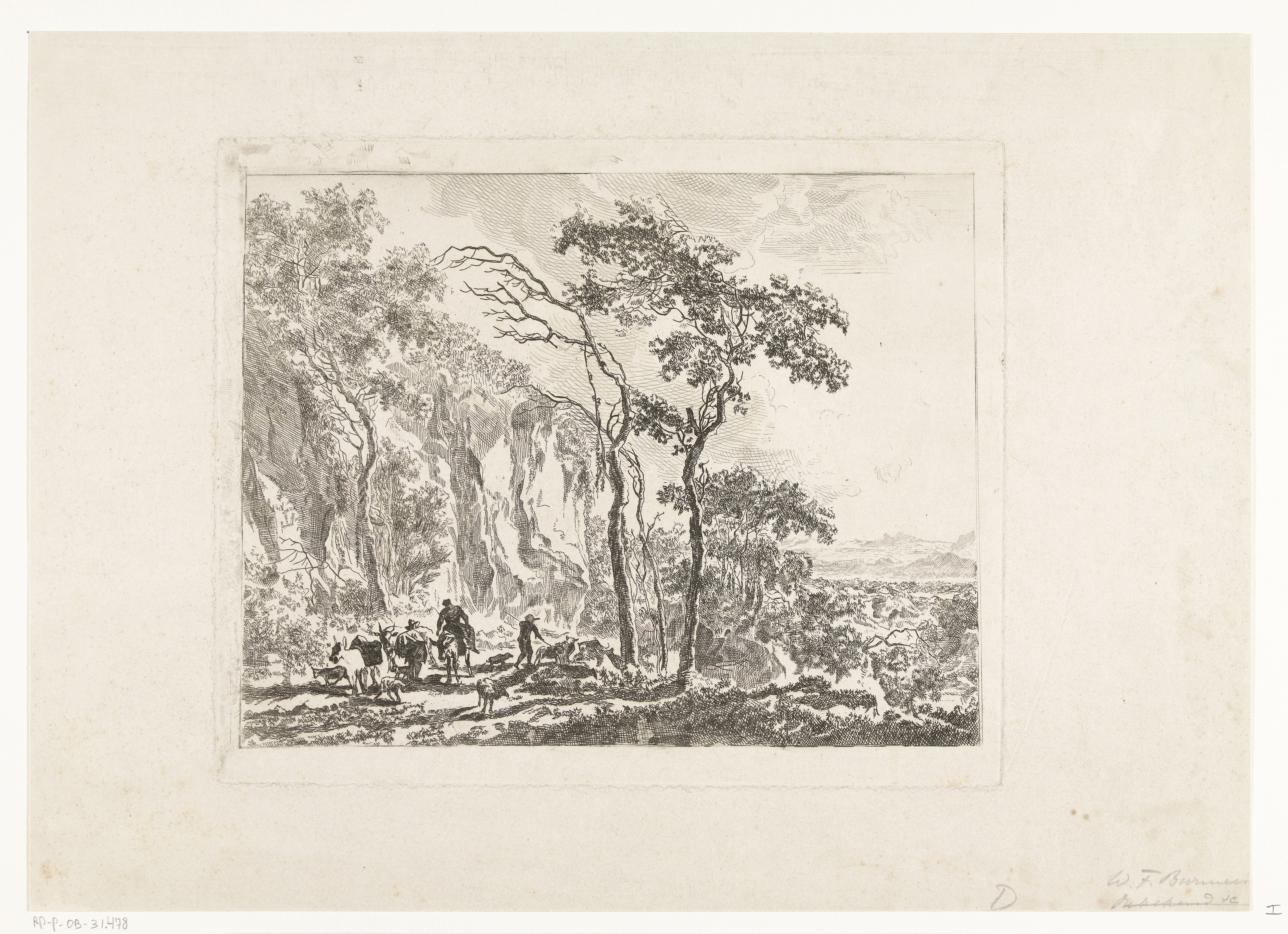 Landschap met herders
