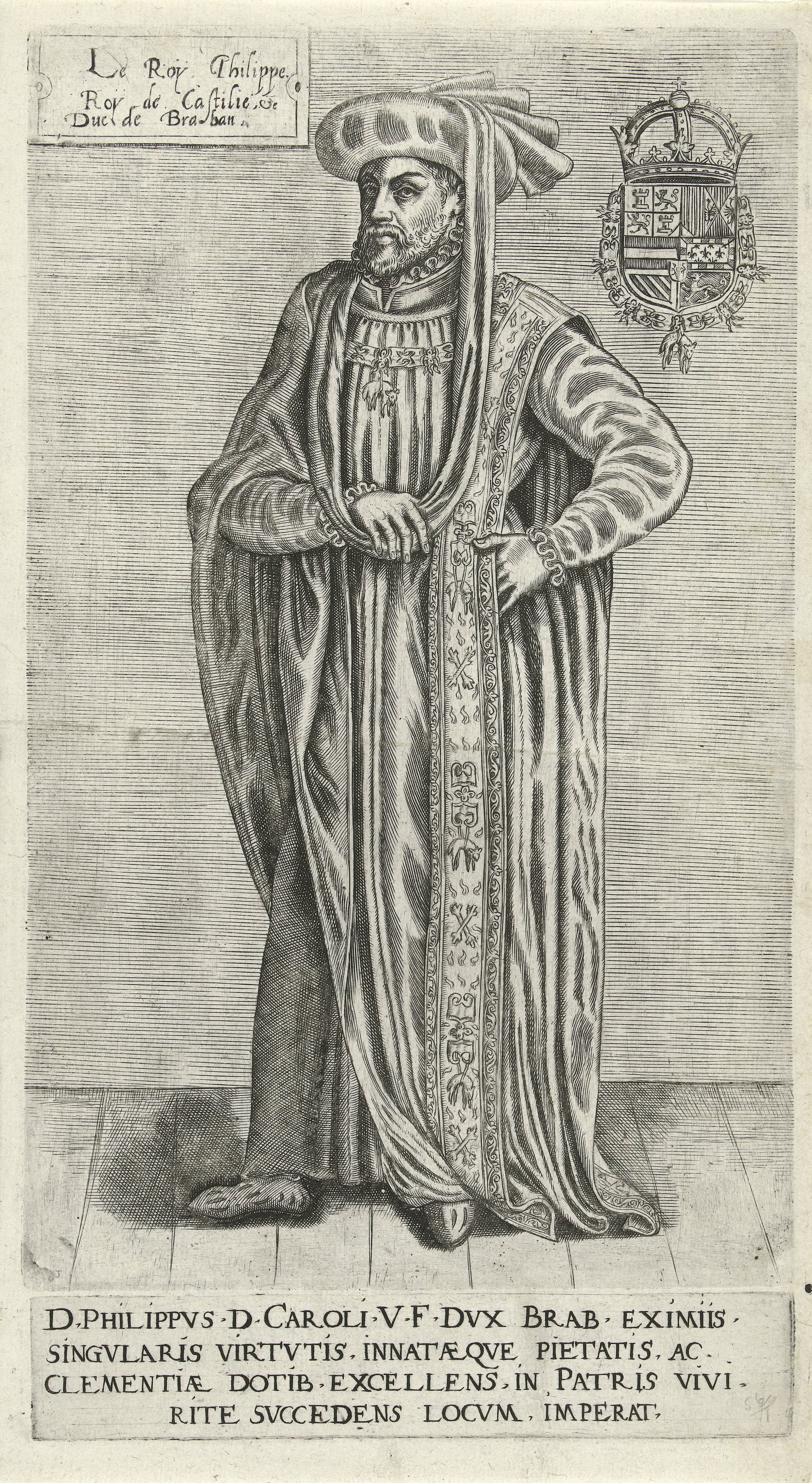 Portret van koning Filips II van Spanje