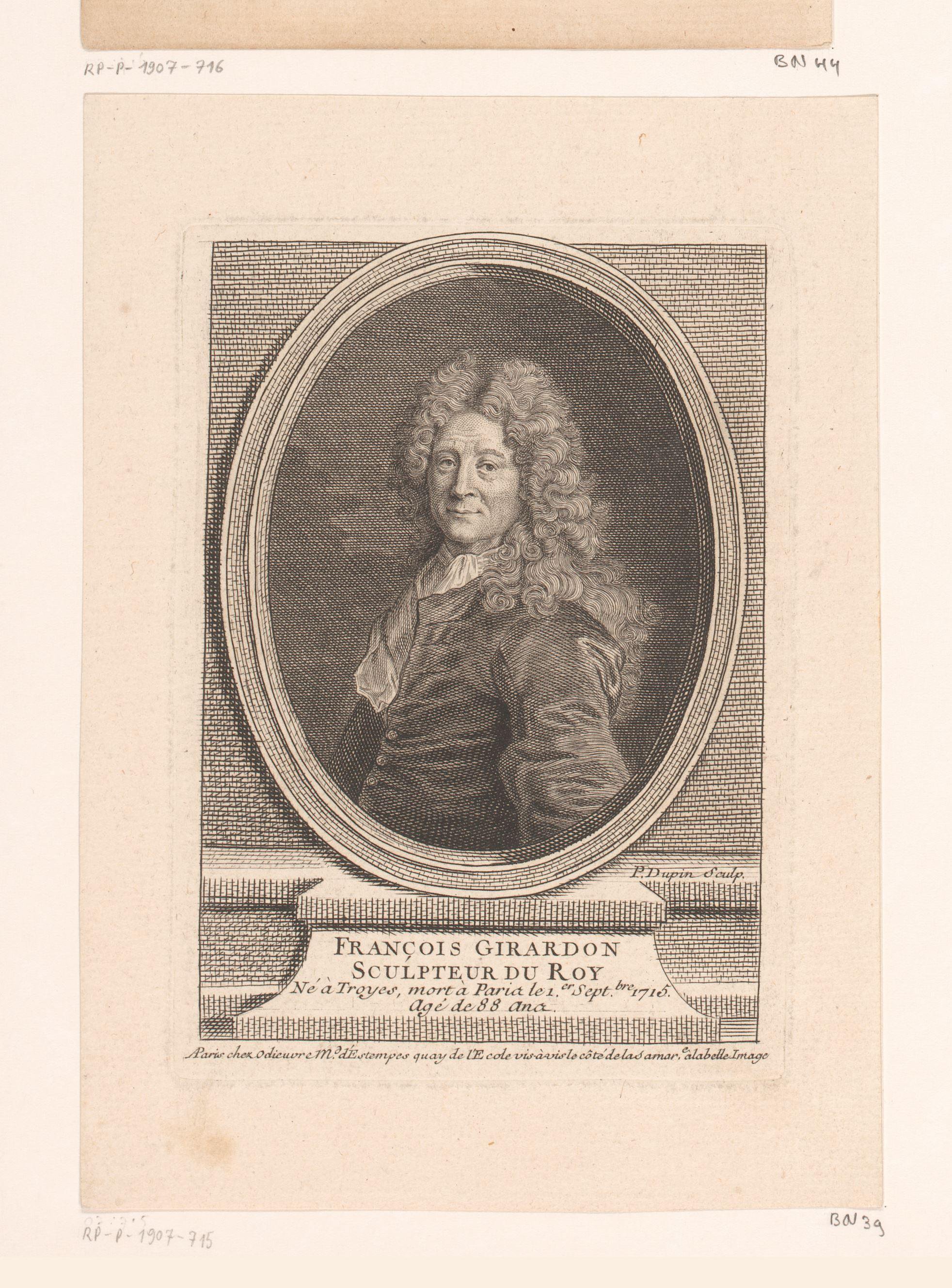 Portret van François Girardon