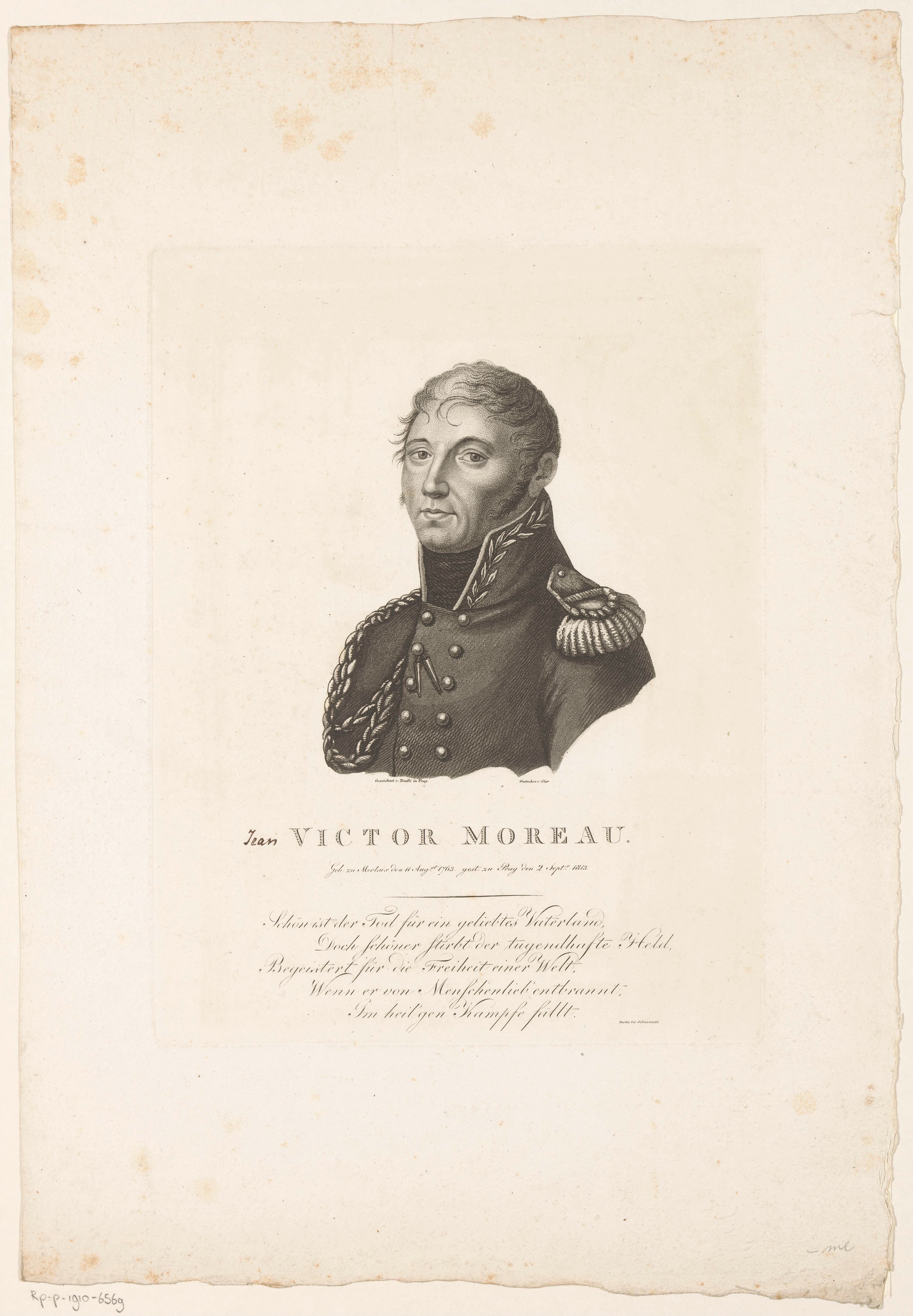 Portret van Jean Victor Marie Moreau