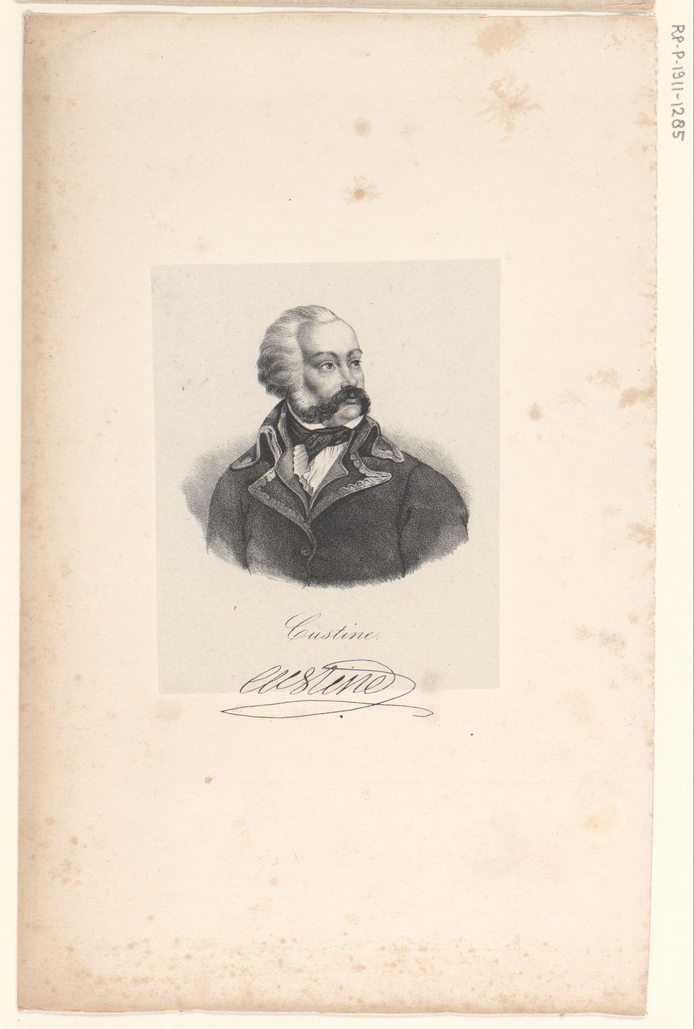 Portret van Adam-Philippe de Custine