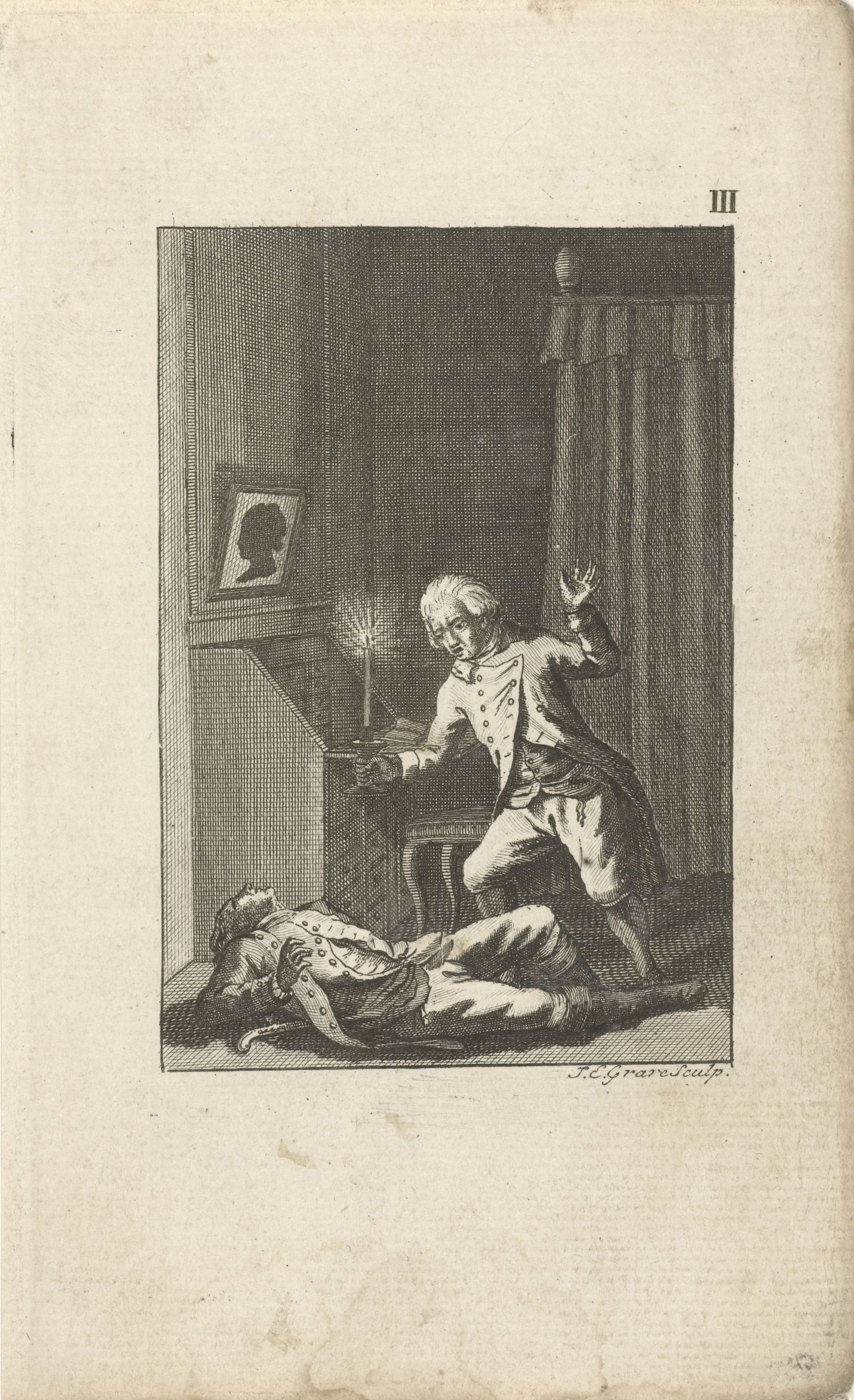 De knecht vindt de stervende Werther