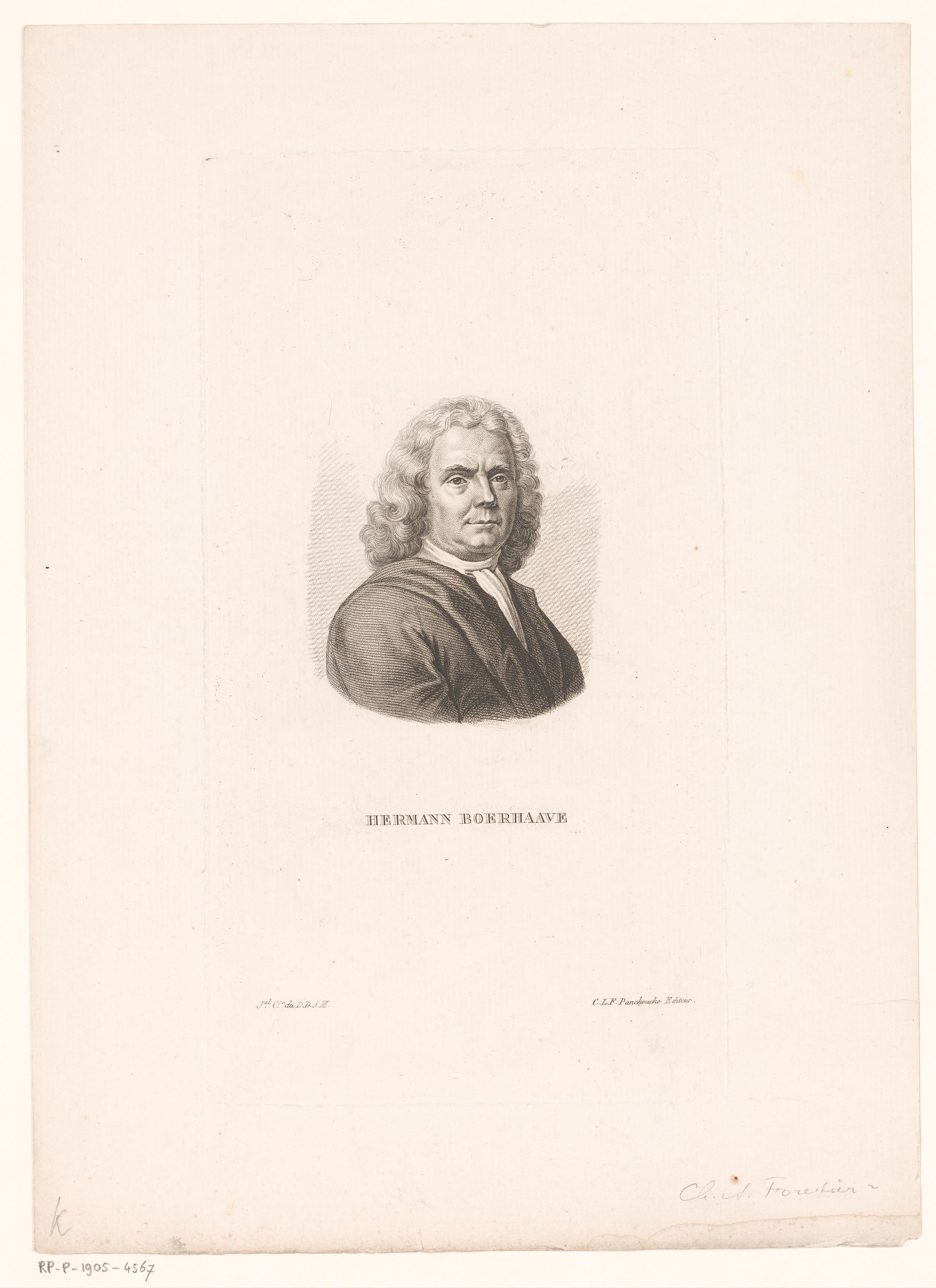 Portret van Hermanus Boerhaave