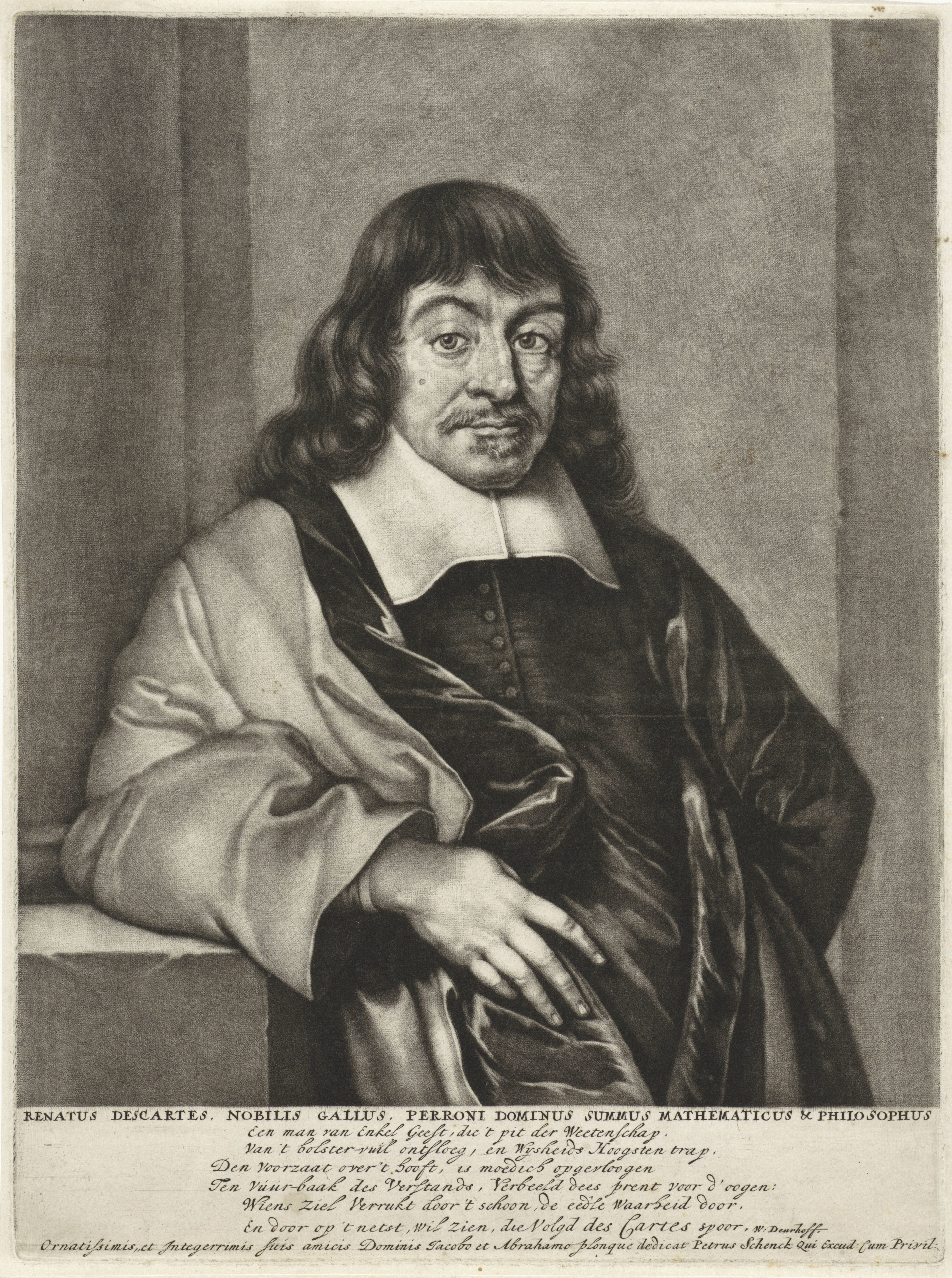 Portret van René Descartes