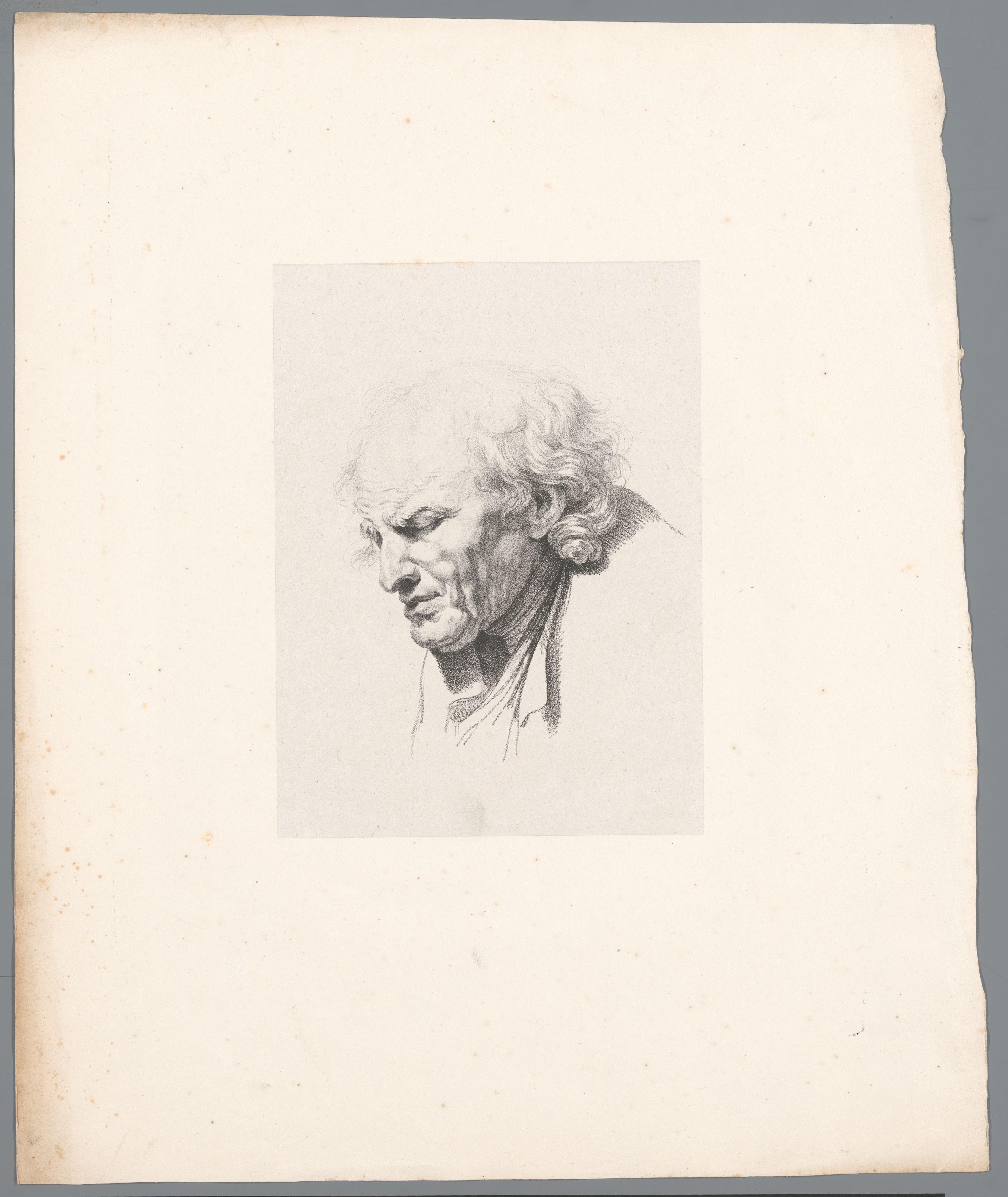 Gepijnigde oude man