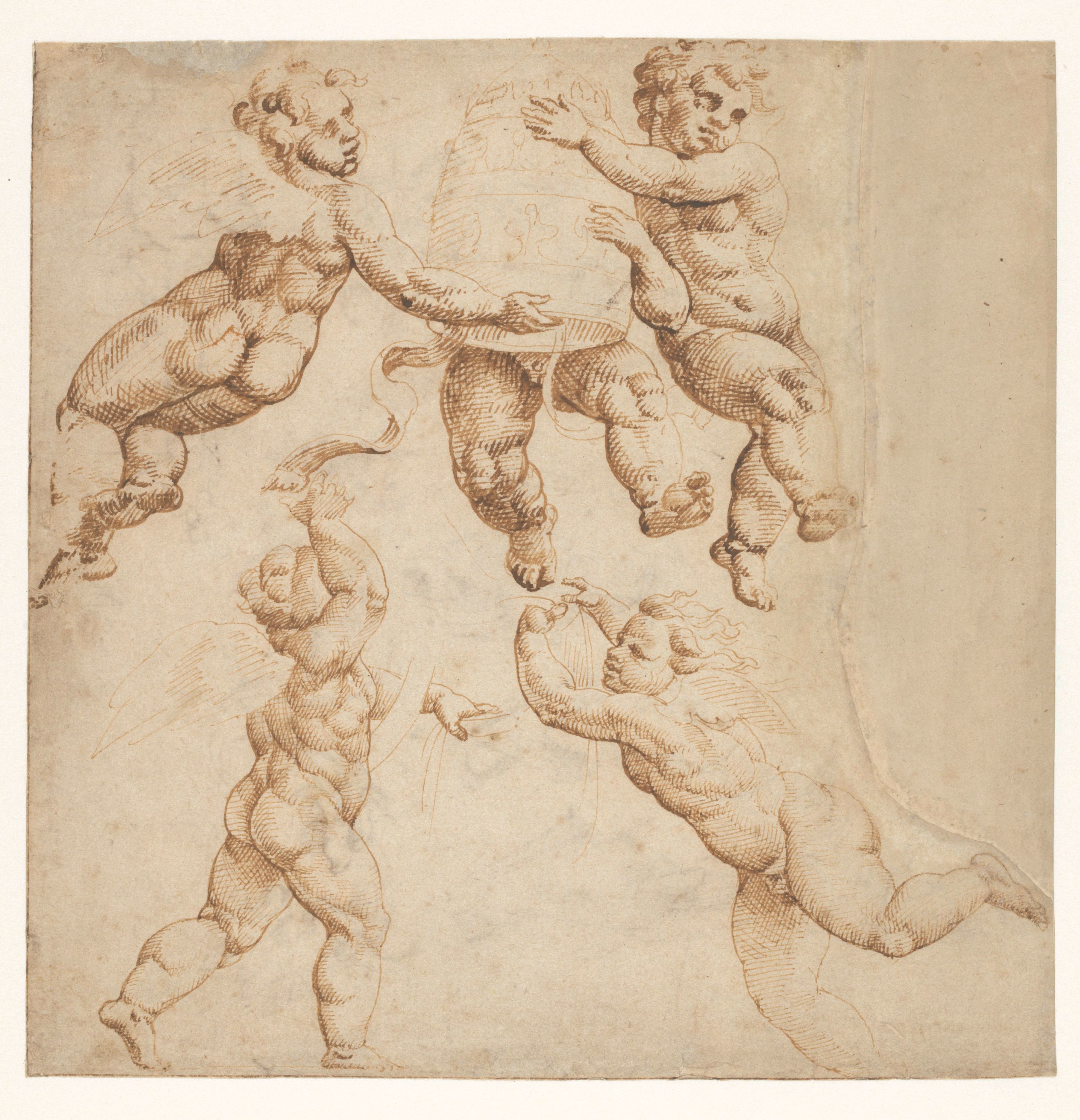 Five Hovering Angels