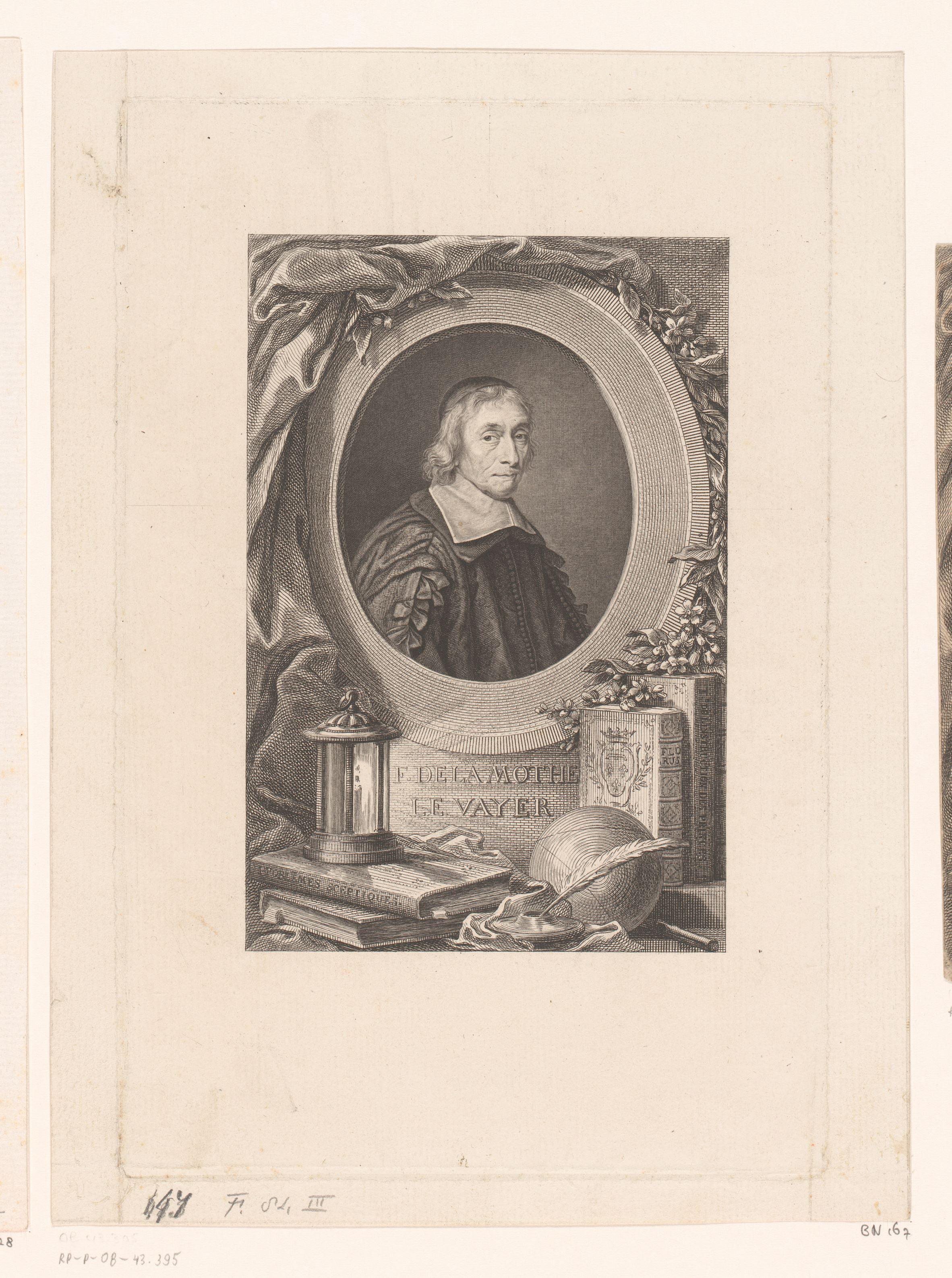 Portret van François de La Mothe Le Vayer