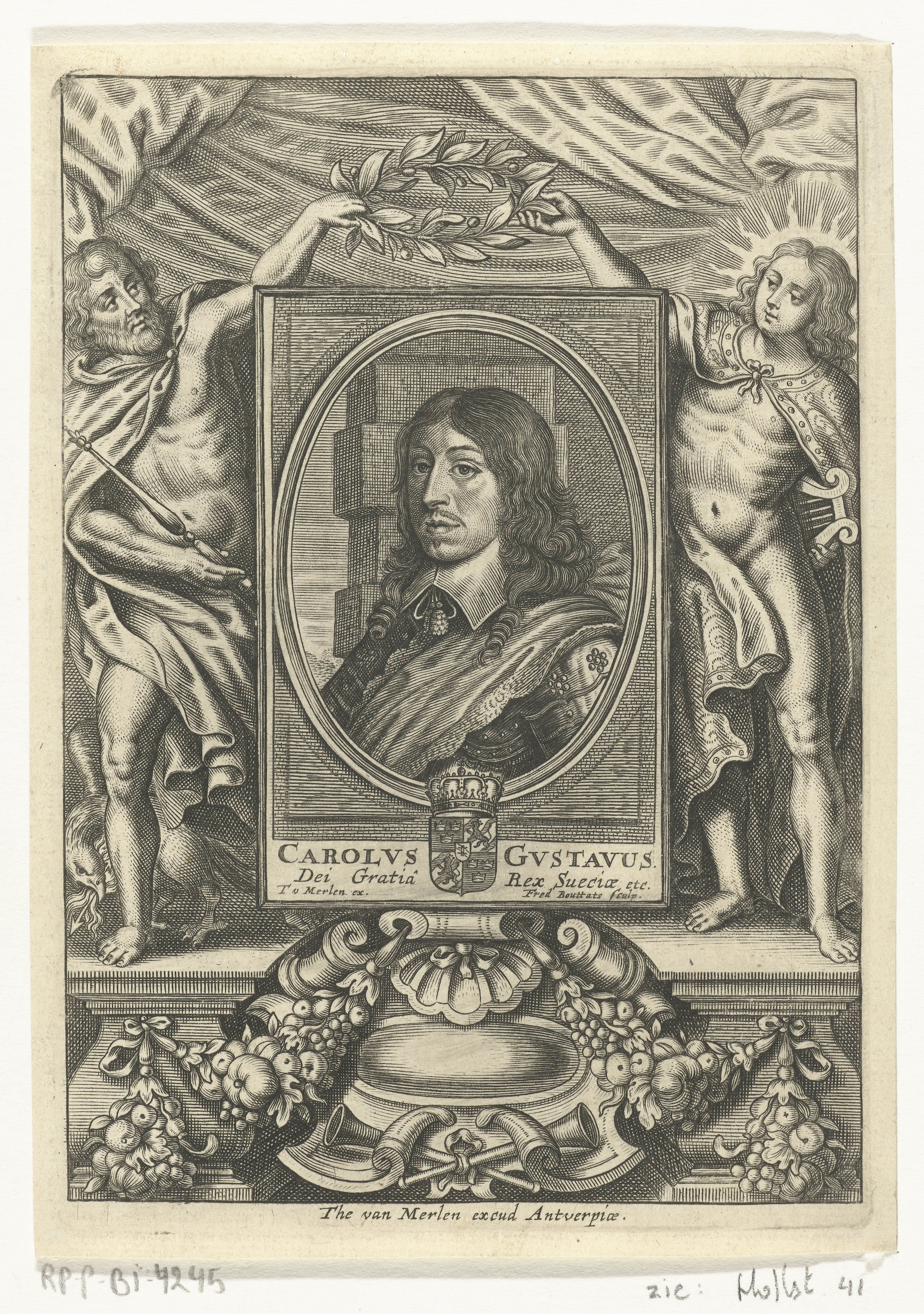 Portret van Karel Gustaaf van Zweden