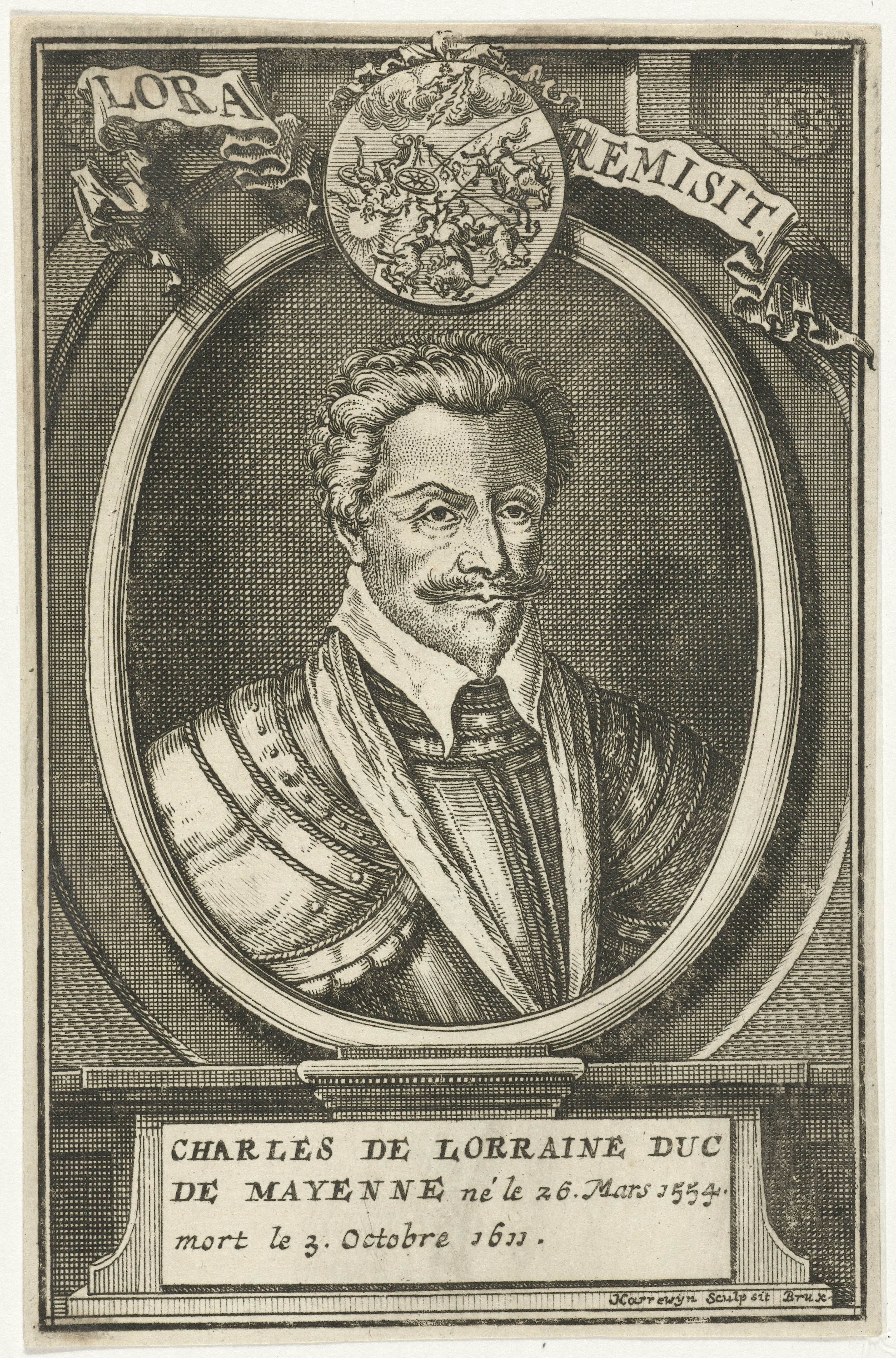 Portret van Charles de Guise duc de Mayenne
