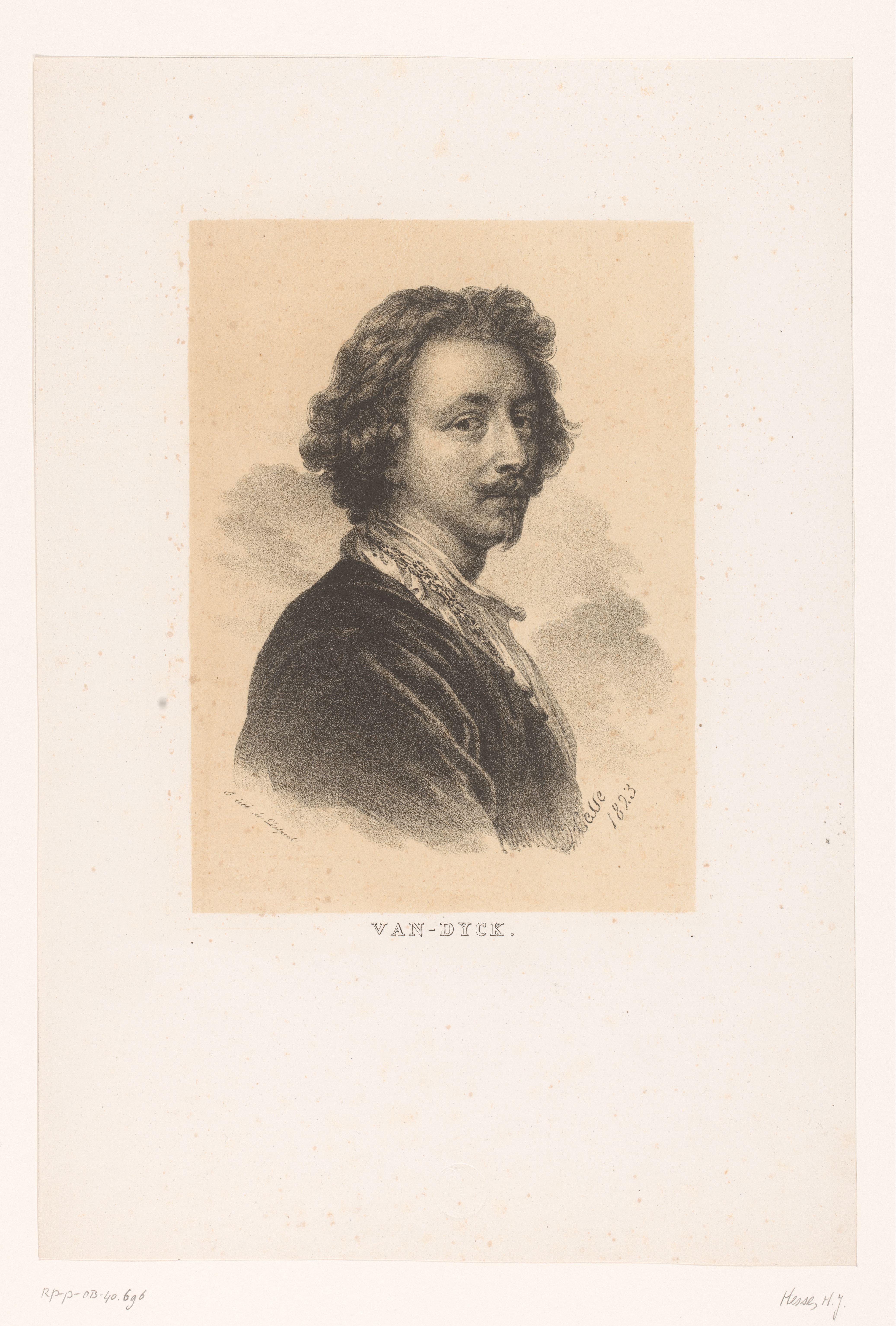 Portret van Anthony van Dyck