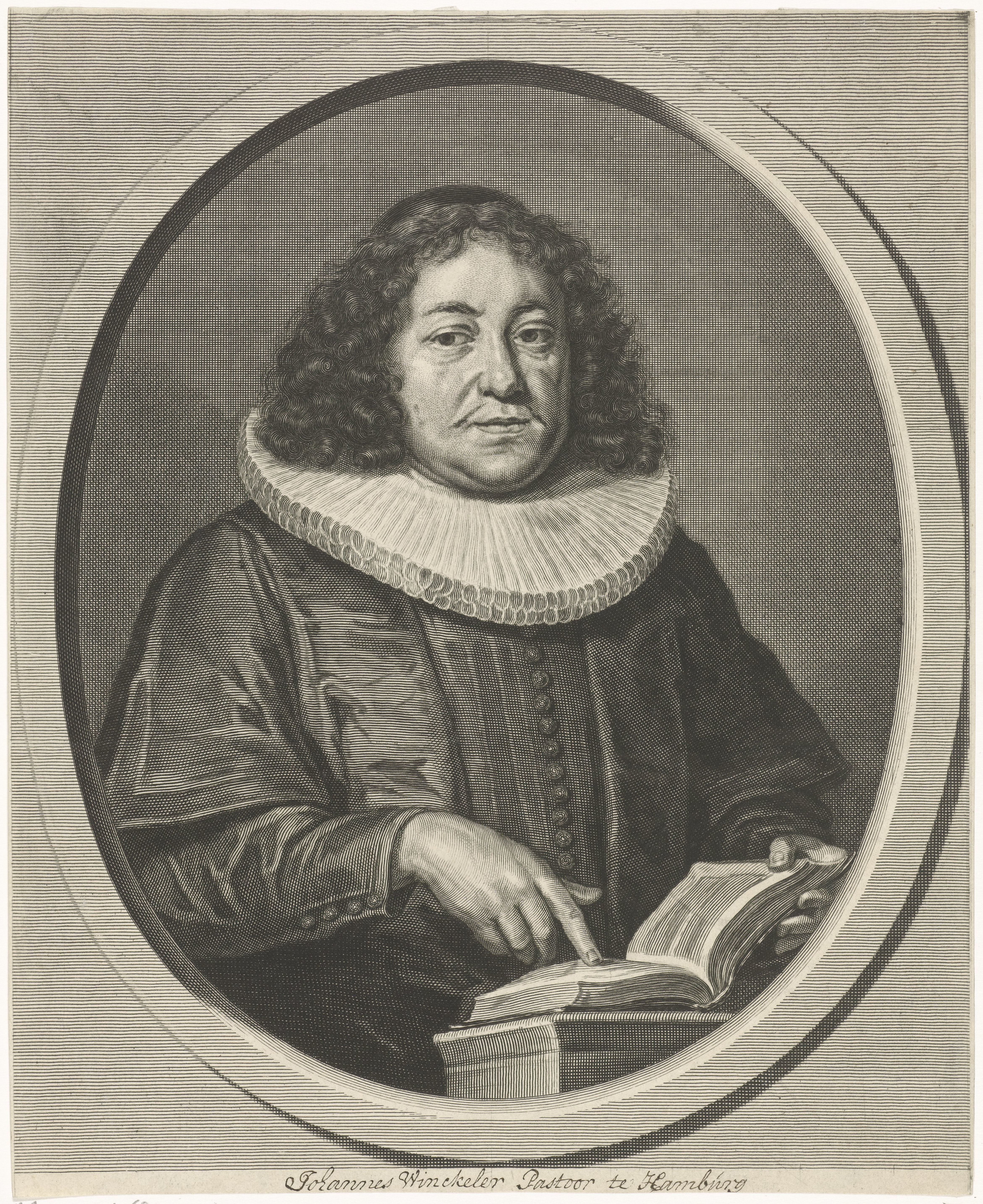 Portret van Johann Winckler