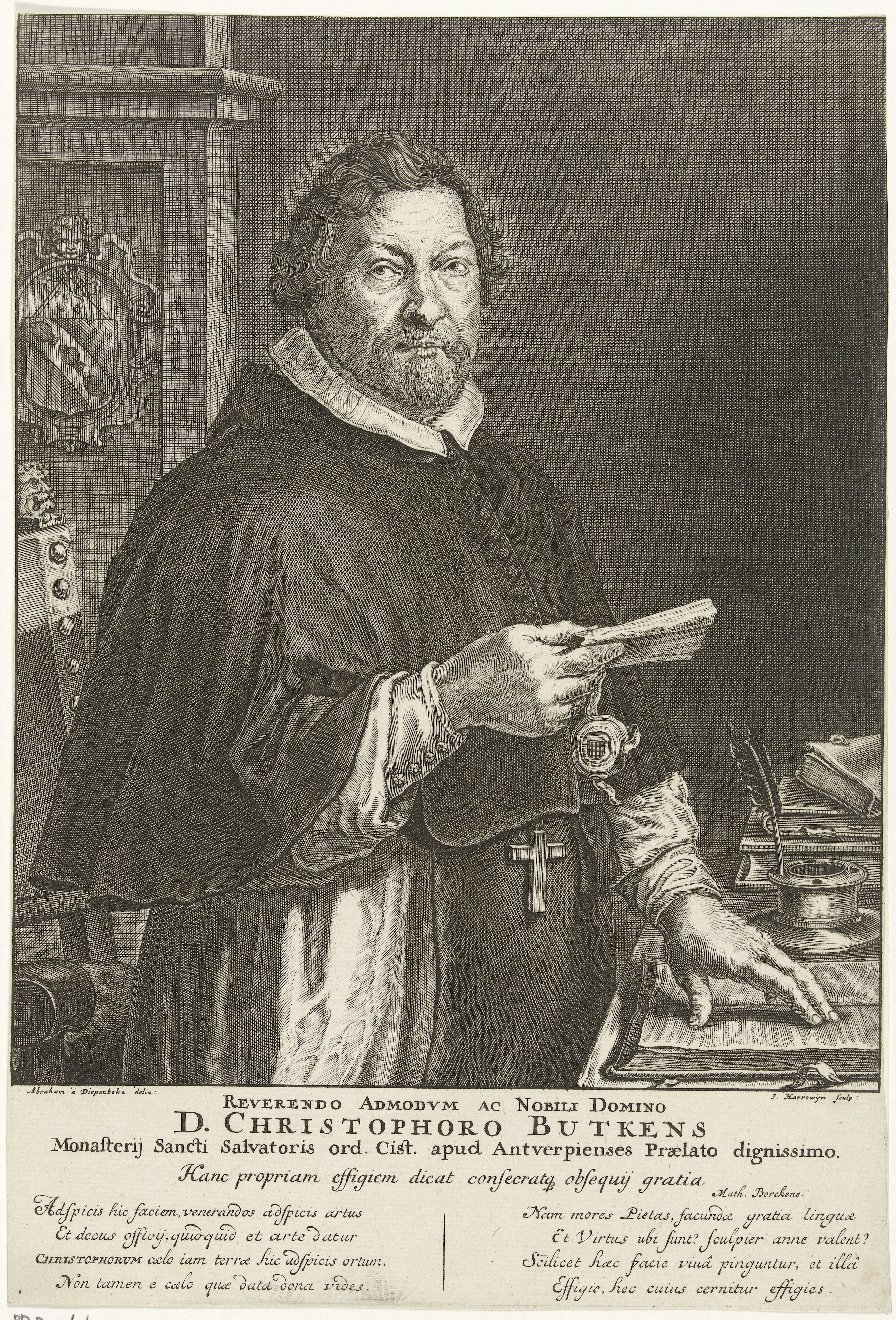 Portret van Christophorus Butkens
