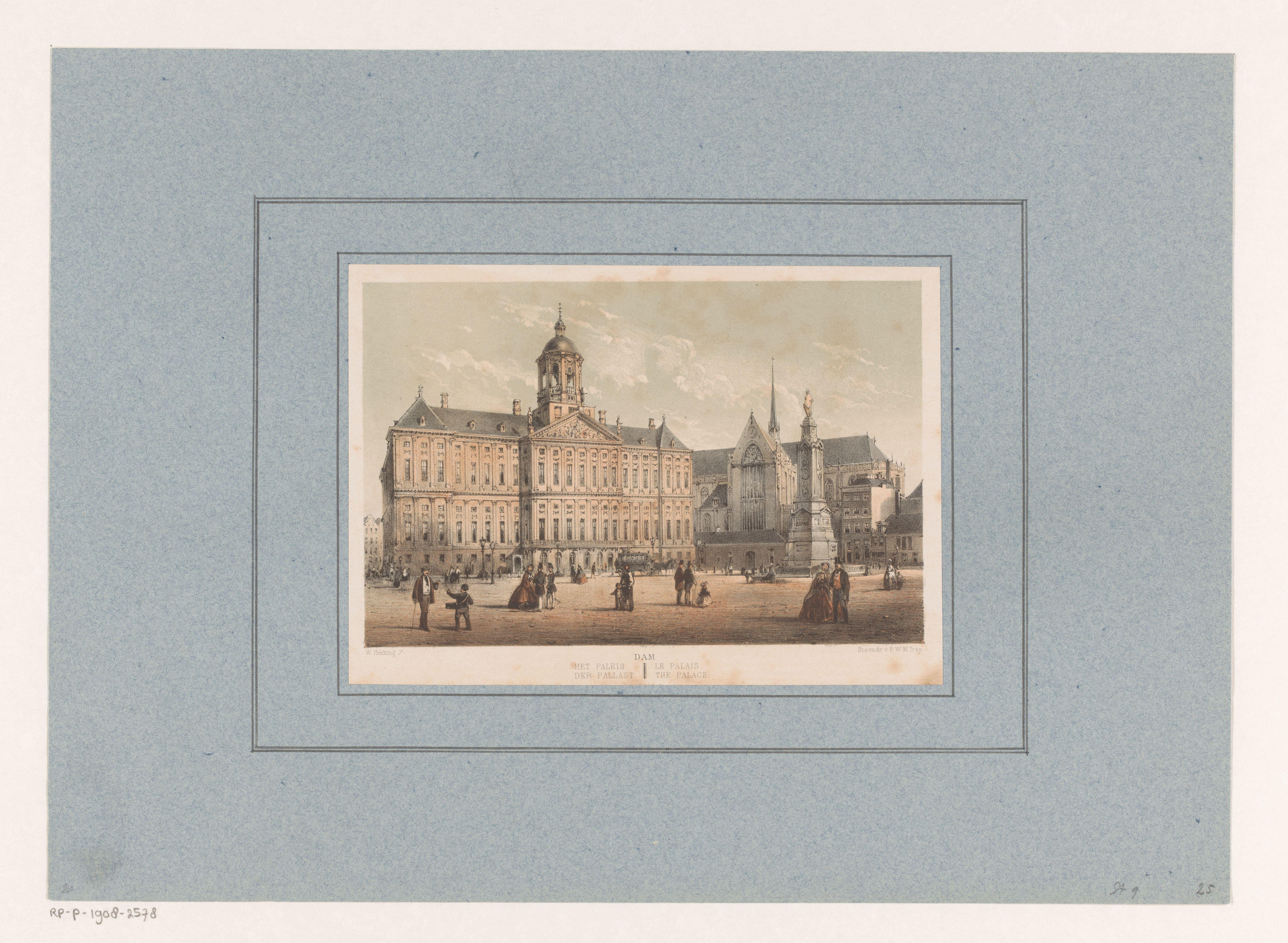Koninklijk Paleis op de Dam in Amsterdam