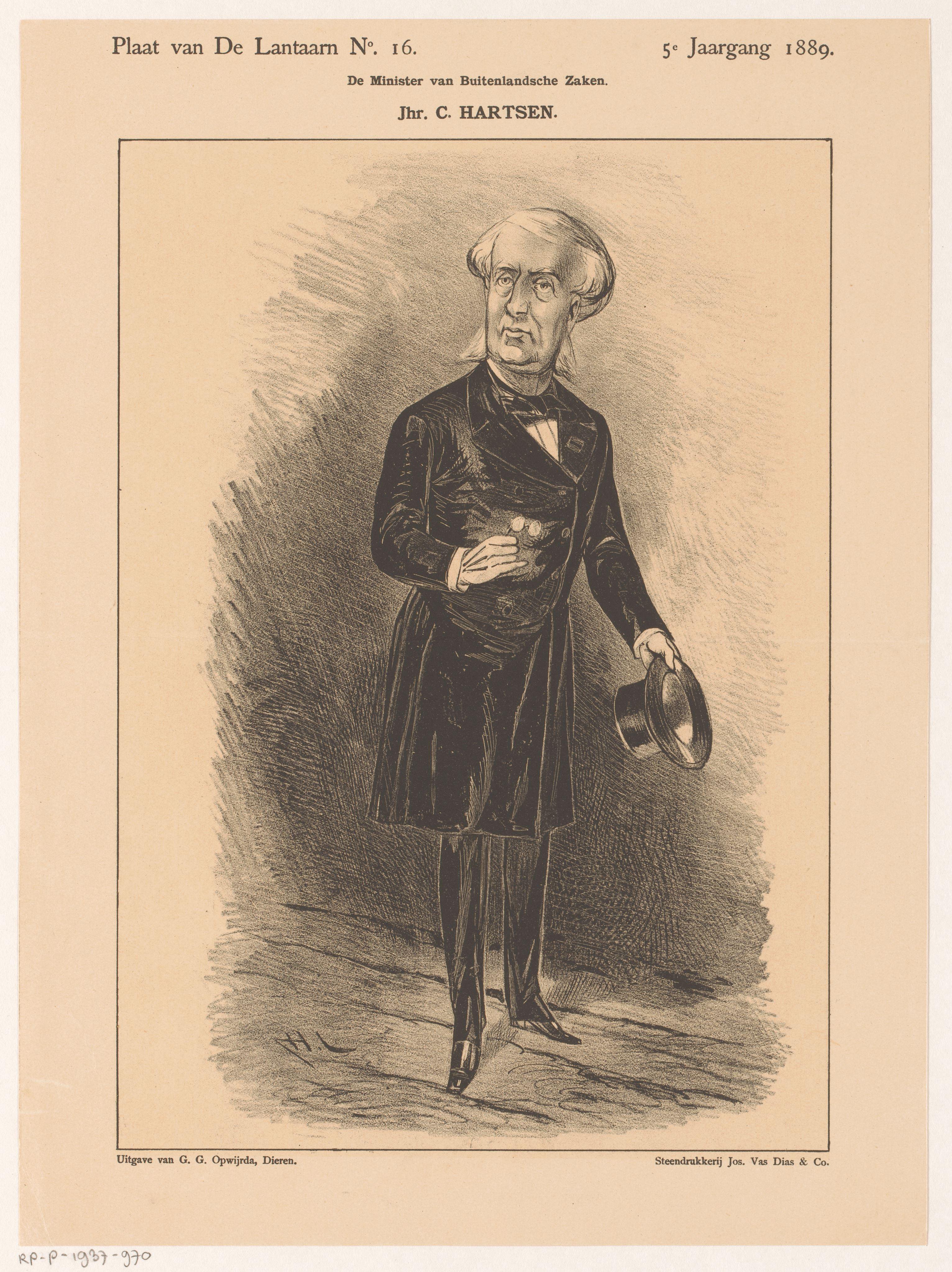 Portret van Cornelis Hartsen