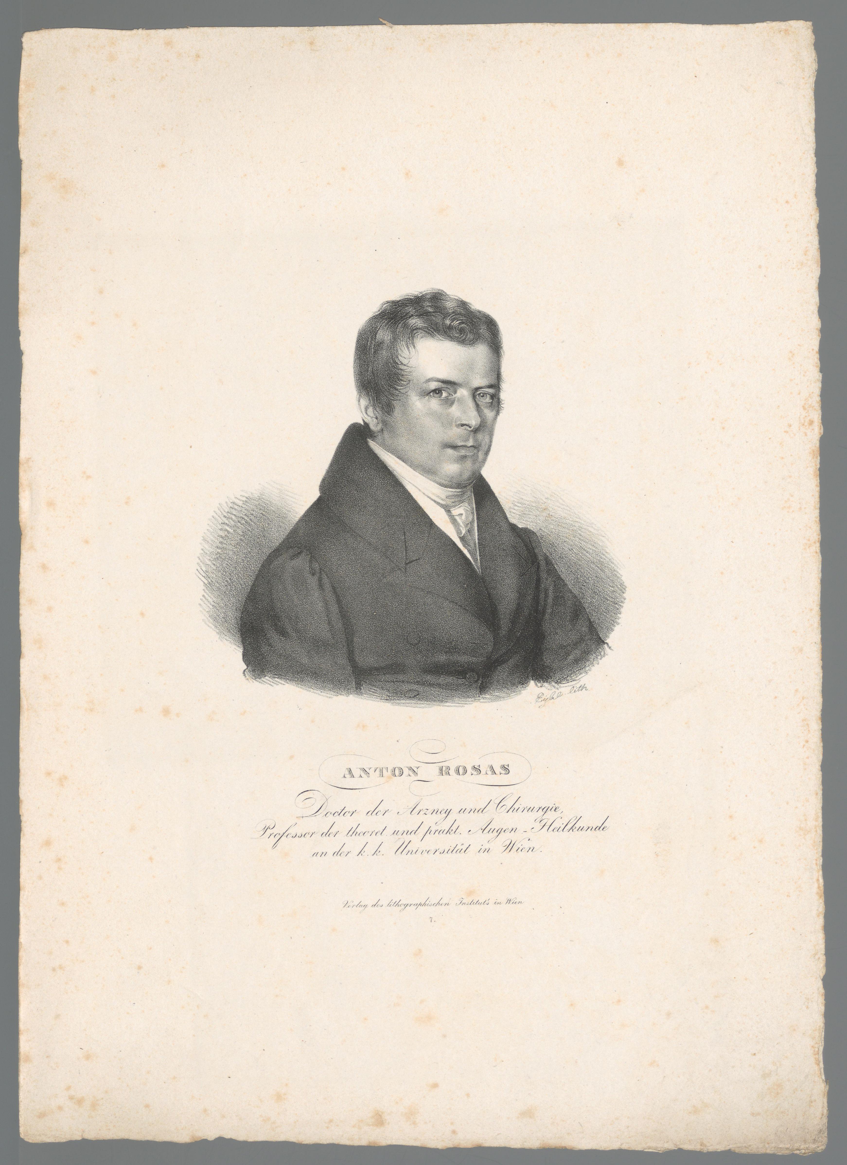 Portret van Anton von Rosas