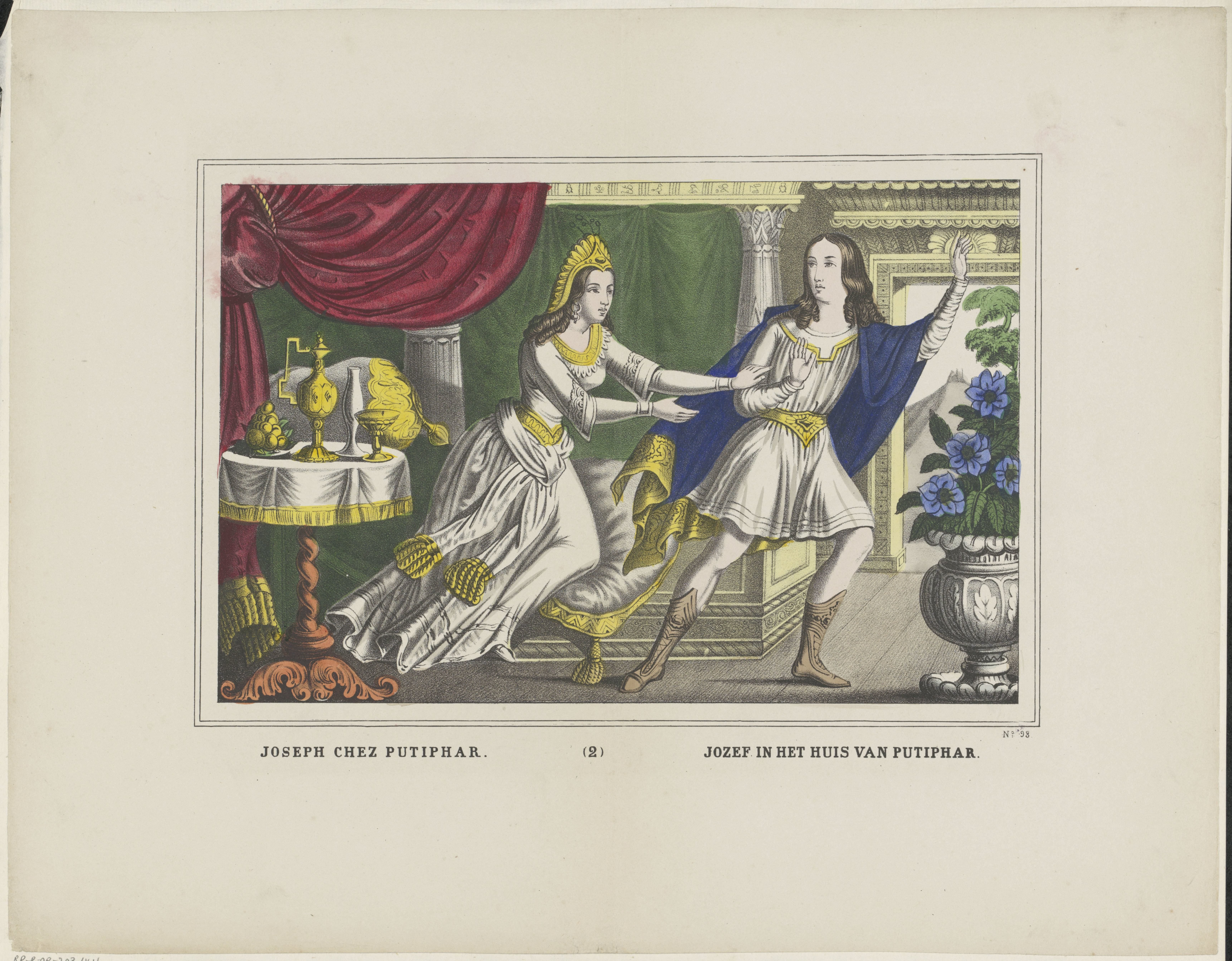Joseph chez putiphar / Jozef in het huis van Putiphar