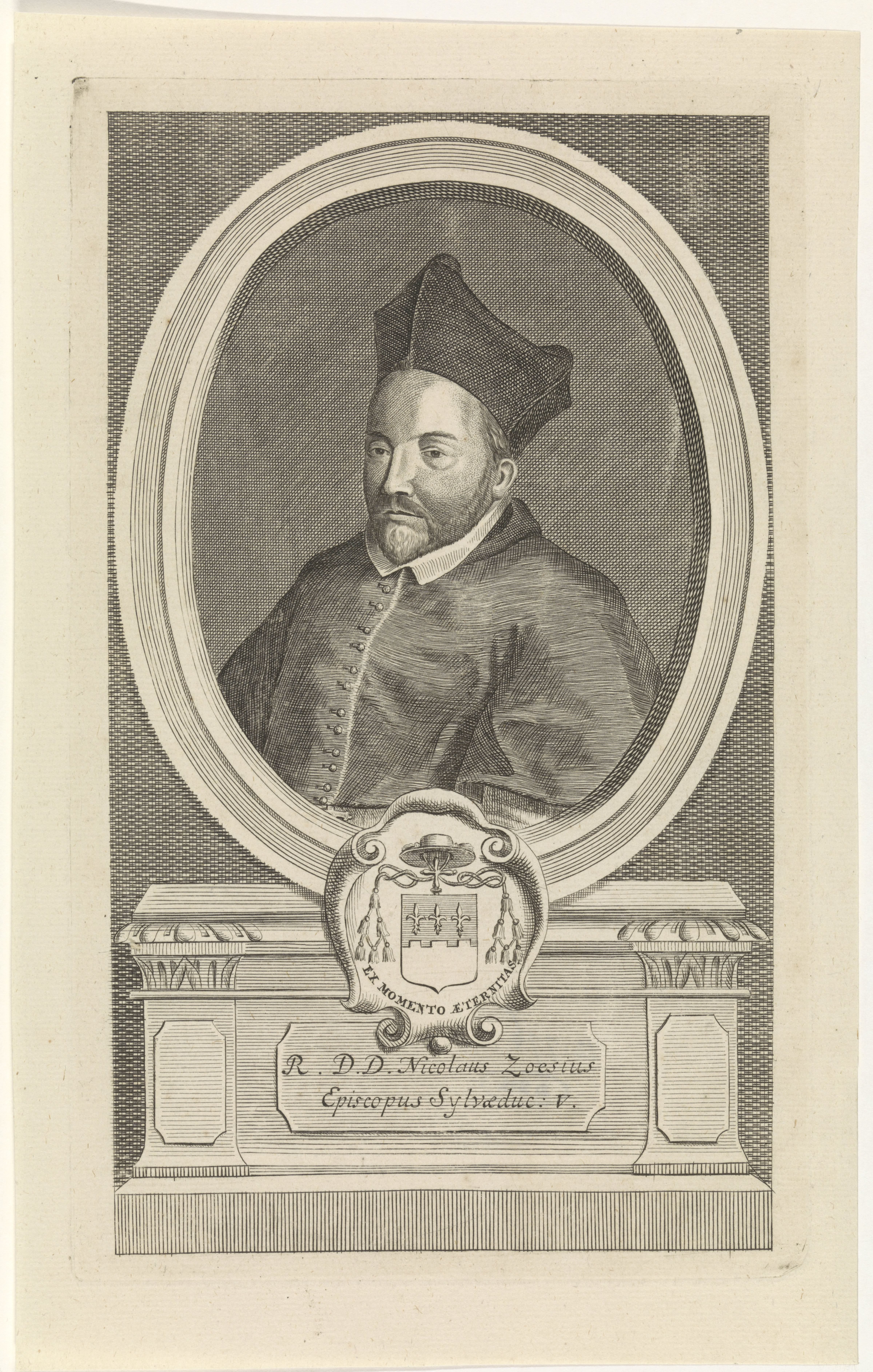 Portret van Nicolaas Zoesius