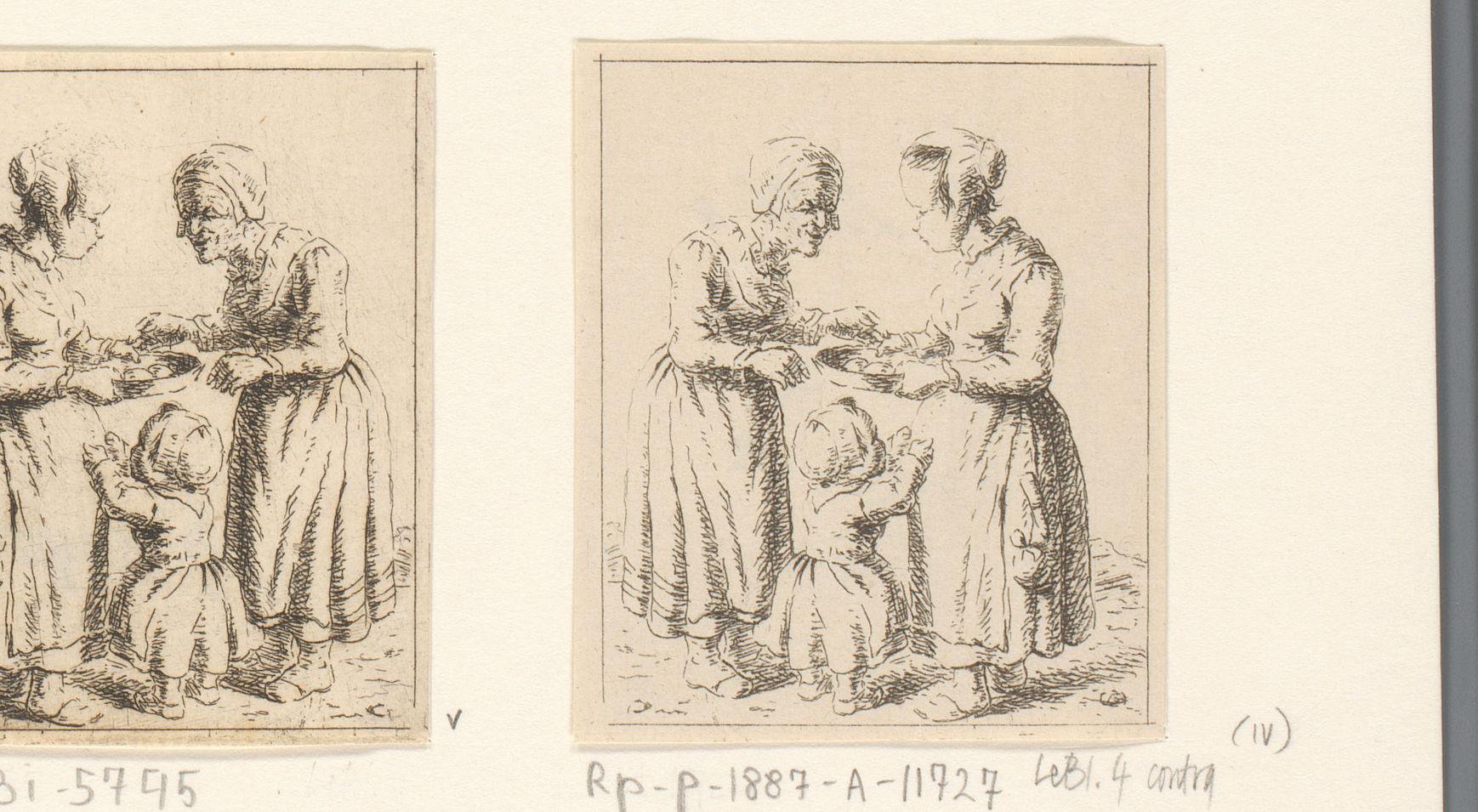 Twee vrouwen met een kind