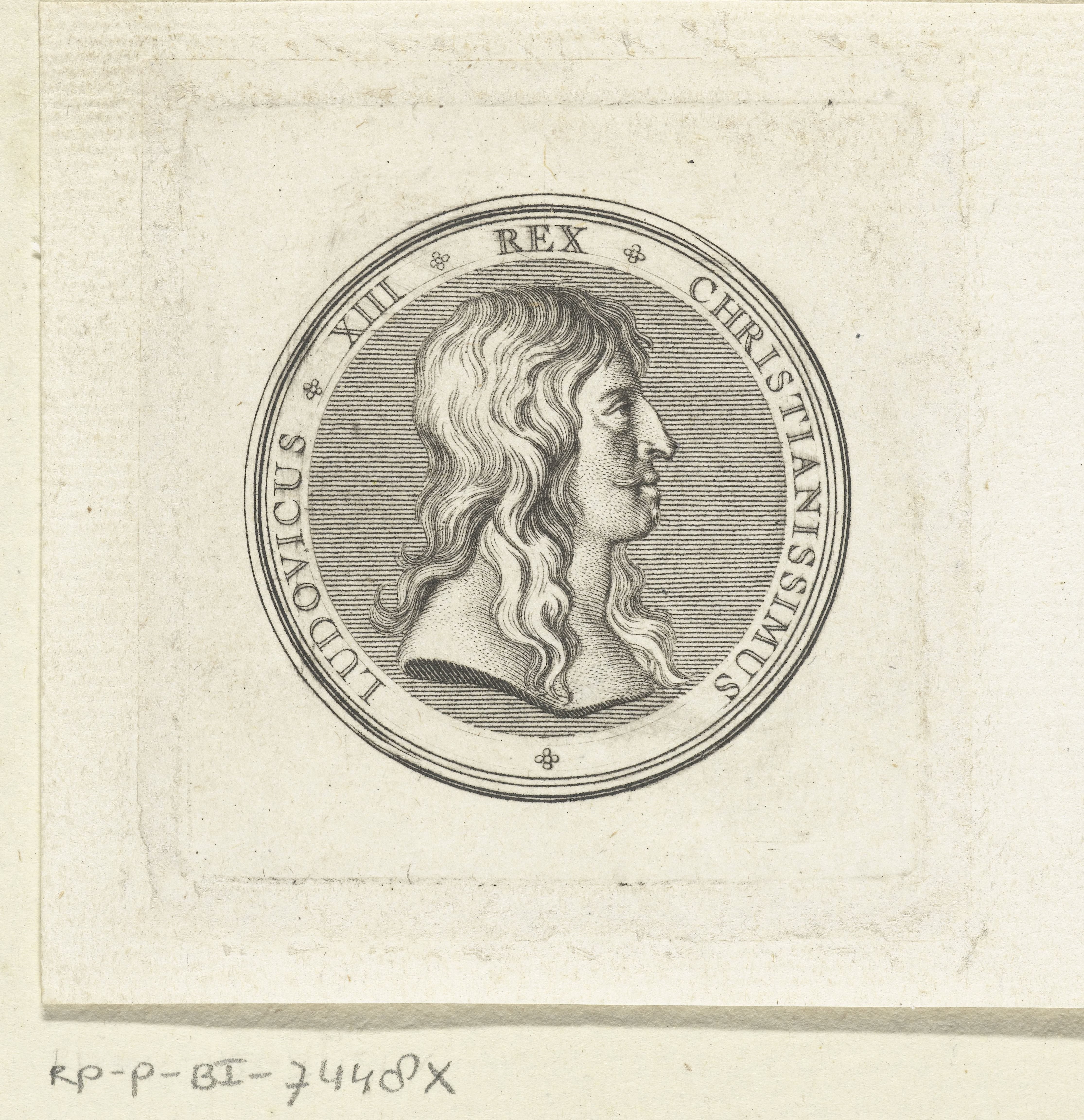 Penning met buste van Lodewijk XIII