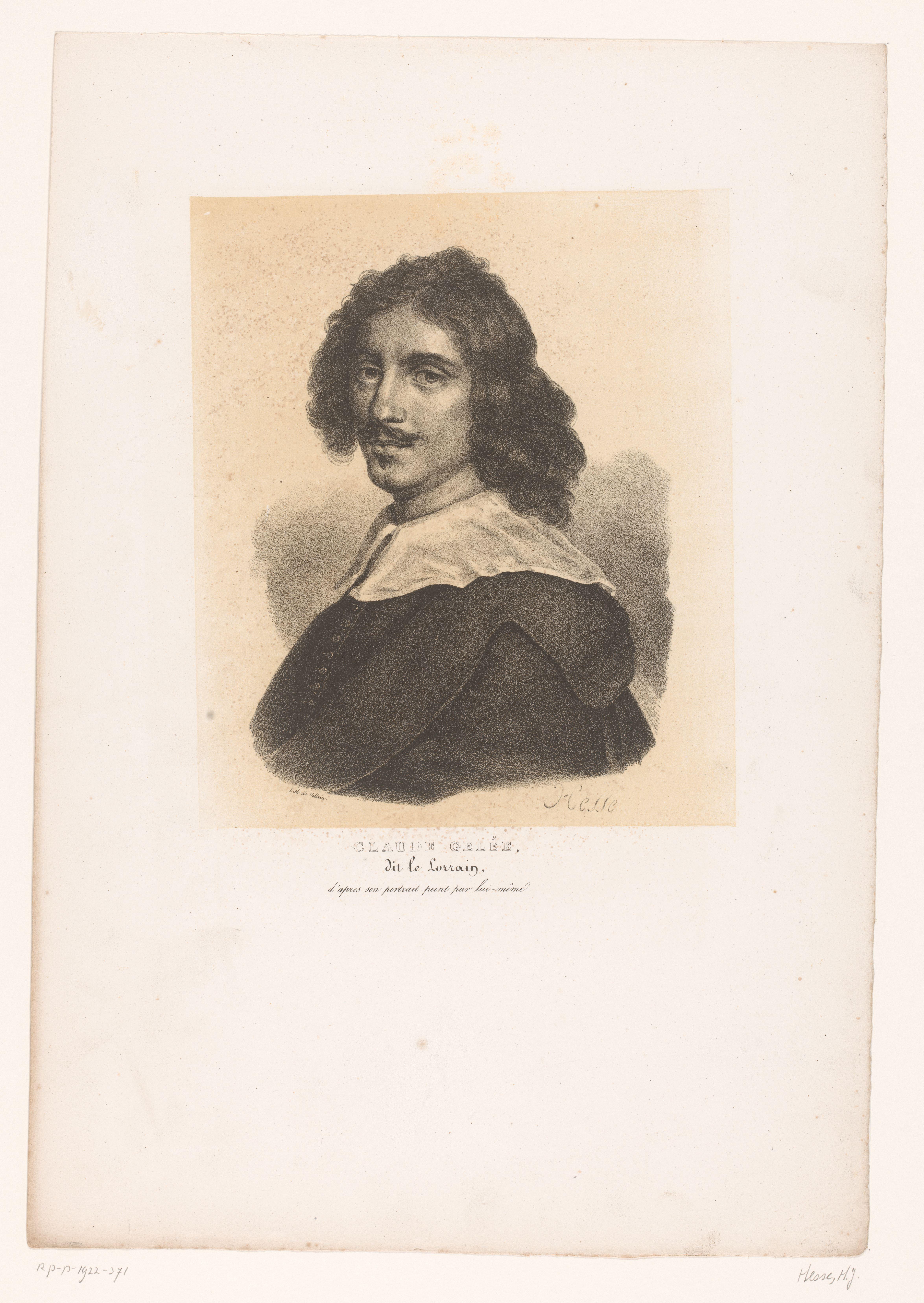 Portret van Claude Gellée