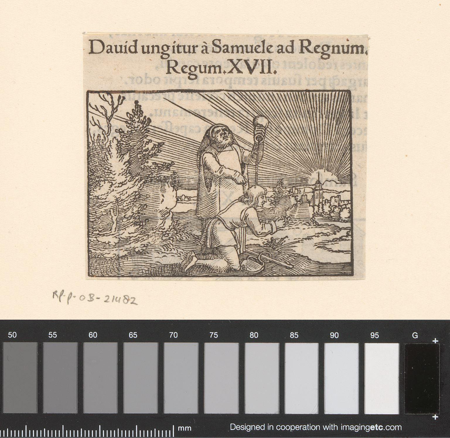 Zalving van David door Samuel