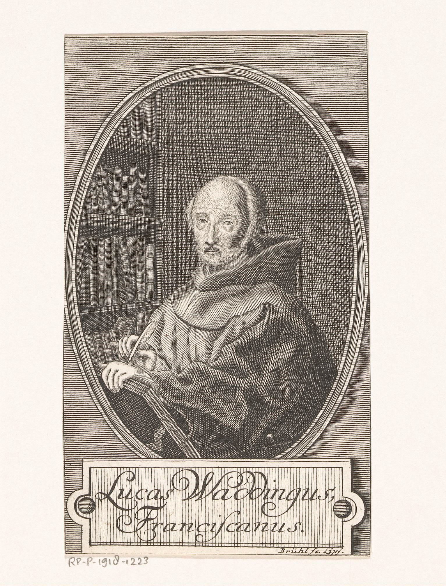 Portret van Luke Wadding
