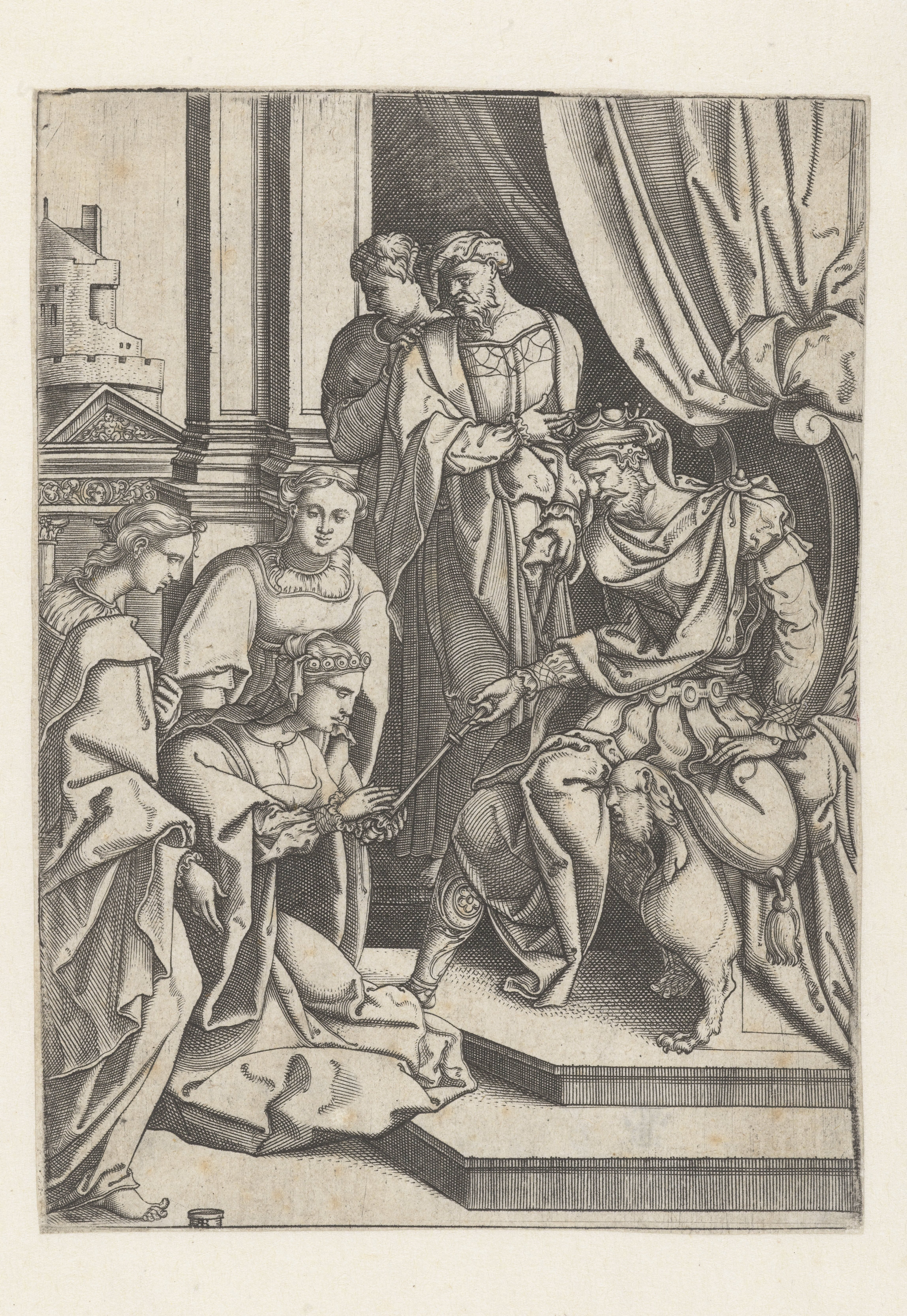 Esther voor Ahasverus