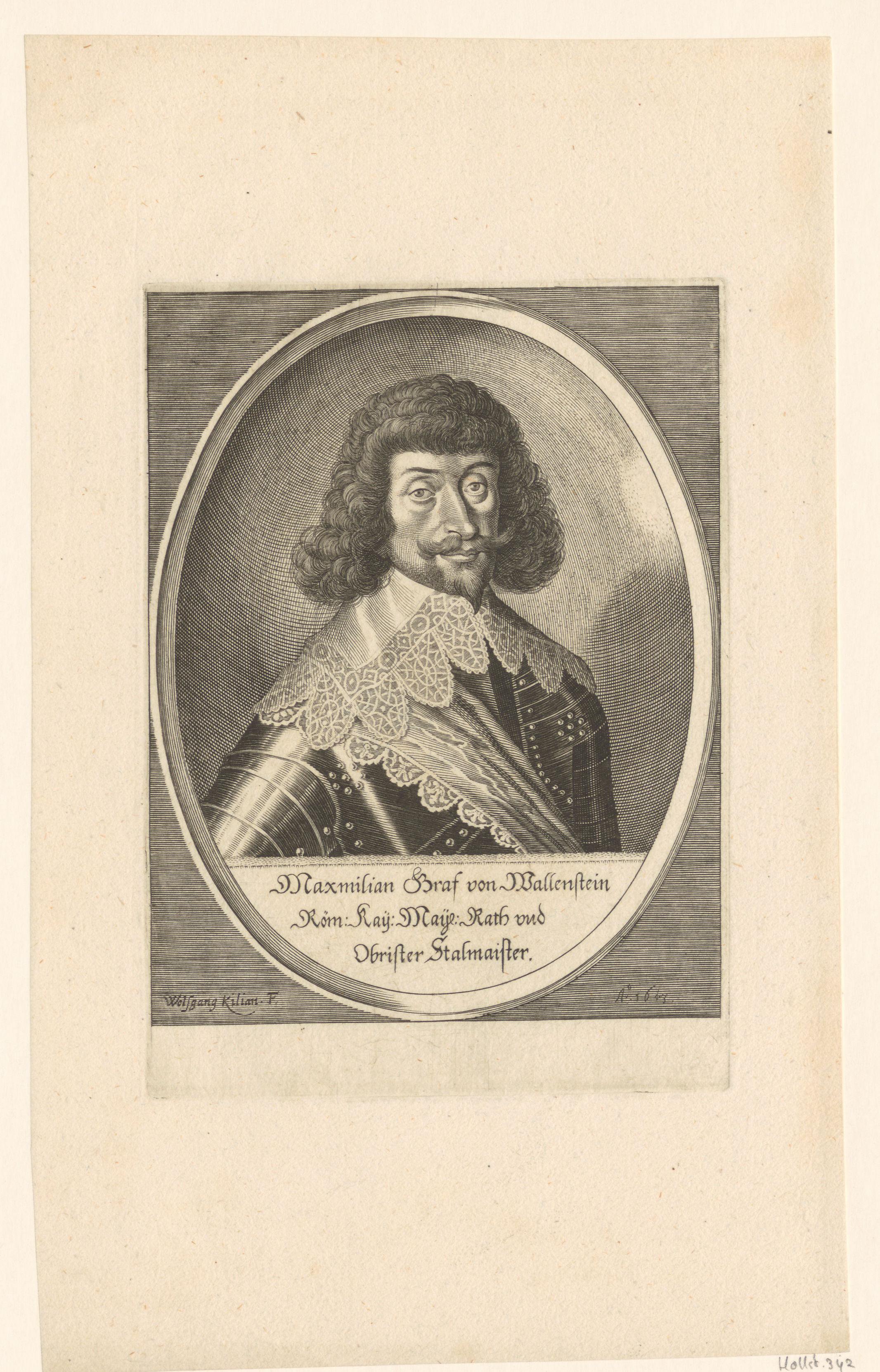 Portret van Maximilian graaf van Waldstein